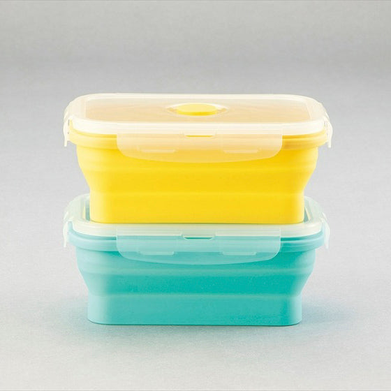 【カラーランダムどちらか1個】レンジで使えてたためるシリコン保存容器540ml ※8/6〜12迄に順次発送予定