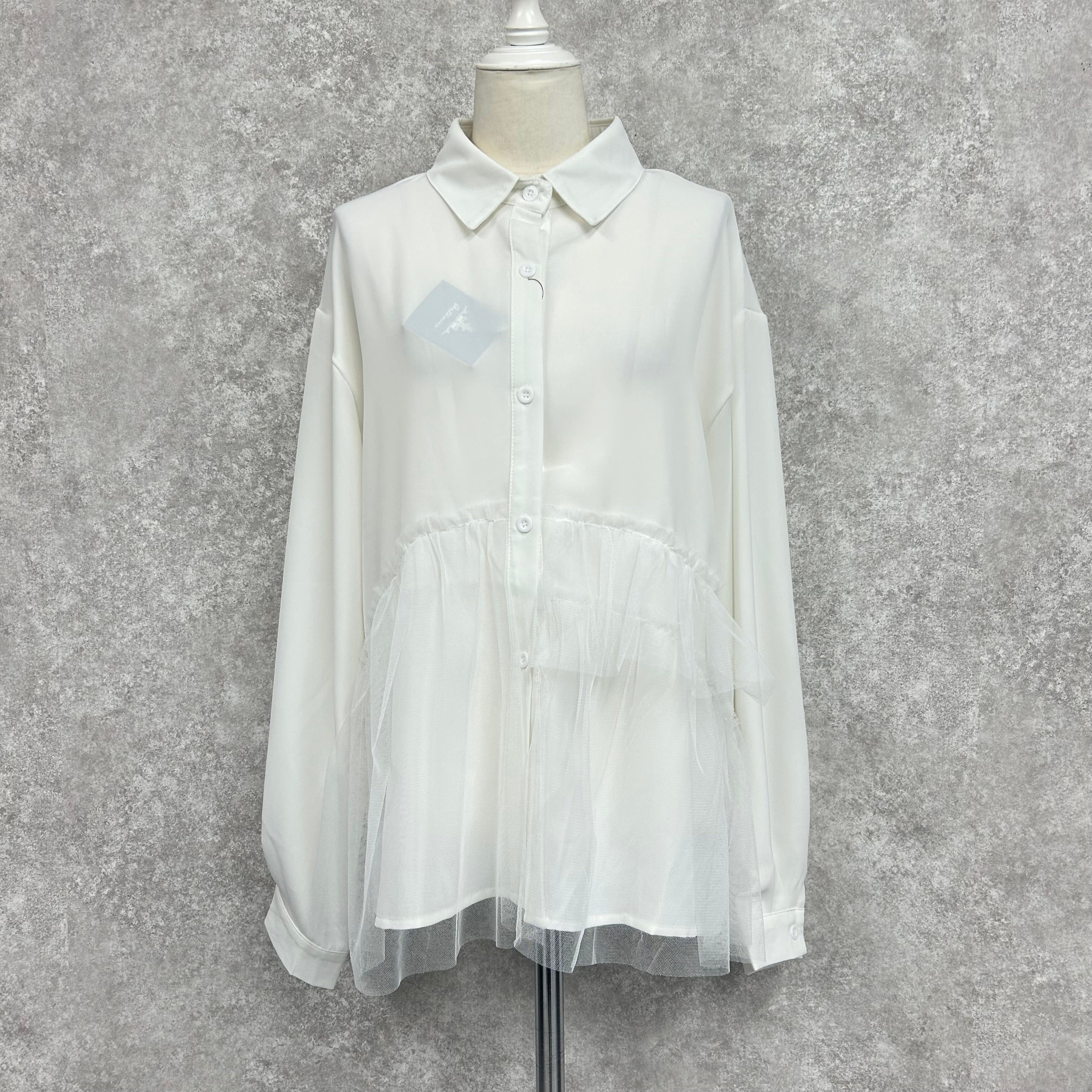 シアードッキングシャツ -ホワイト-※3/19-25迄に順次発送予定