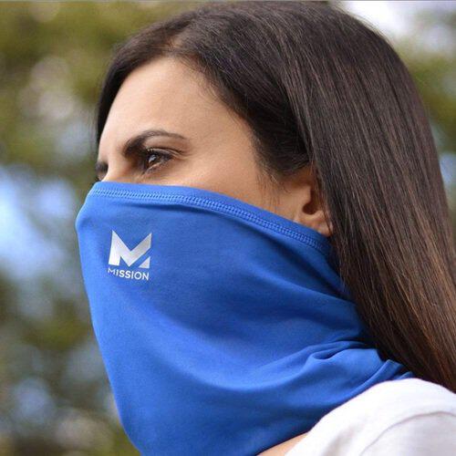 【MISSION】MULTI-COOL NECK GAITER ブルー ※8/20〜26より順次配送