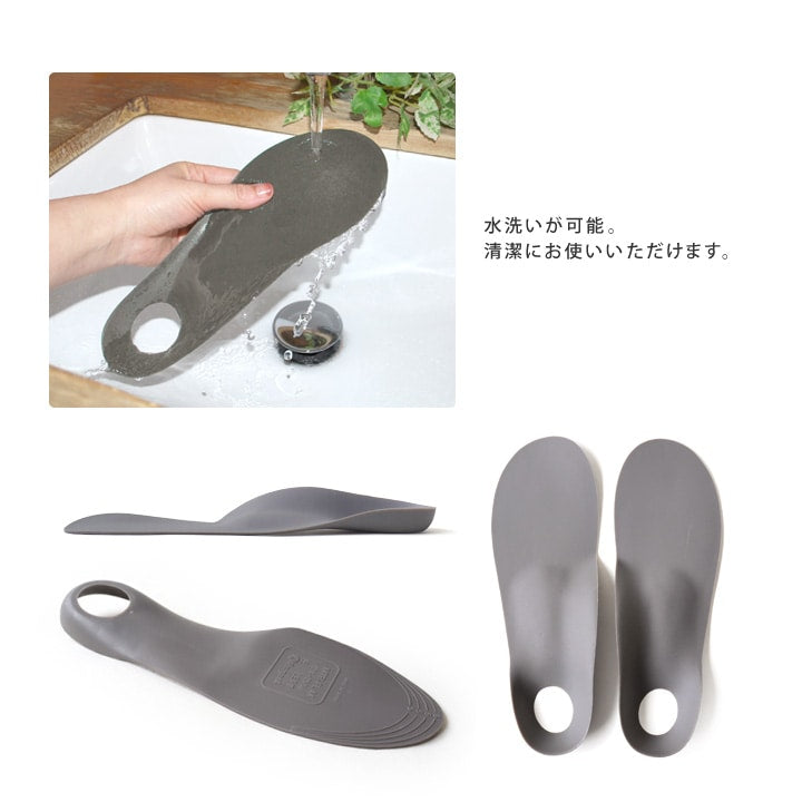 【リゲッタ】つかれどめインソール 消臭プラス フルインソール -グレー- ※1/21〜27頃より順次発送予定