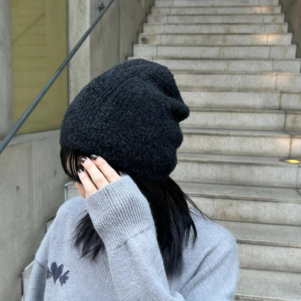 ラメニットビーニー -ブラック- ※5/21~27より順次配送予定