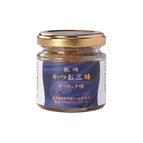 枕崎かつお三昧(ガーリック味) -内容量 70g- ※6/25〜7/1より順次発送予定