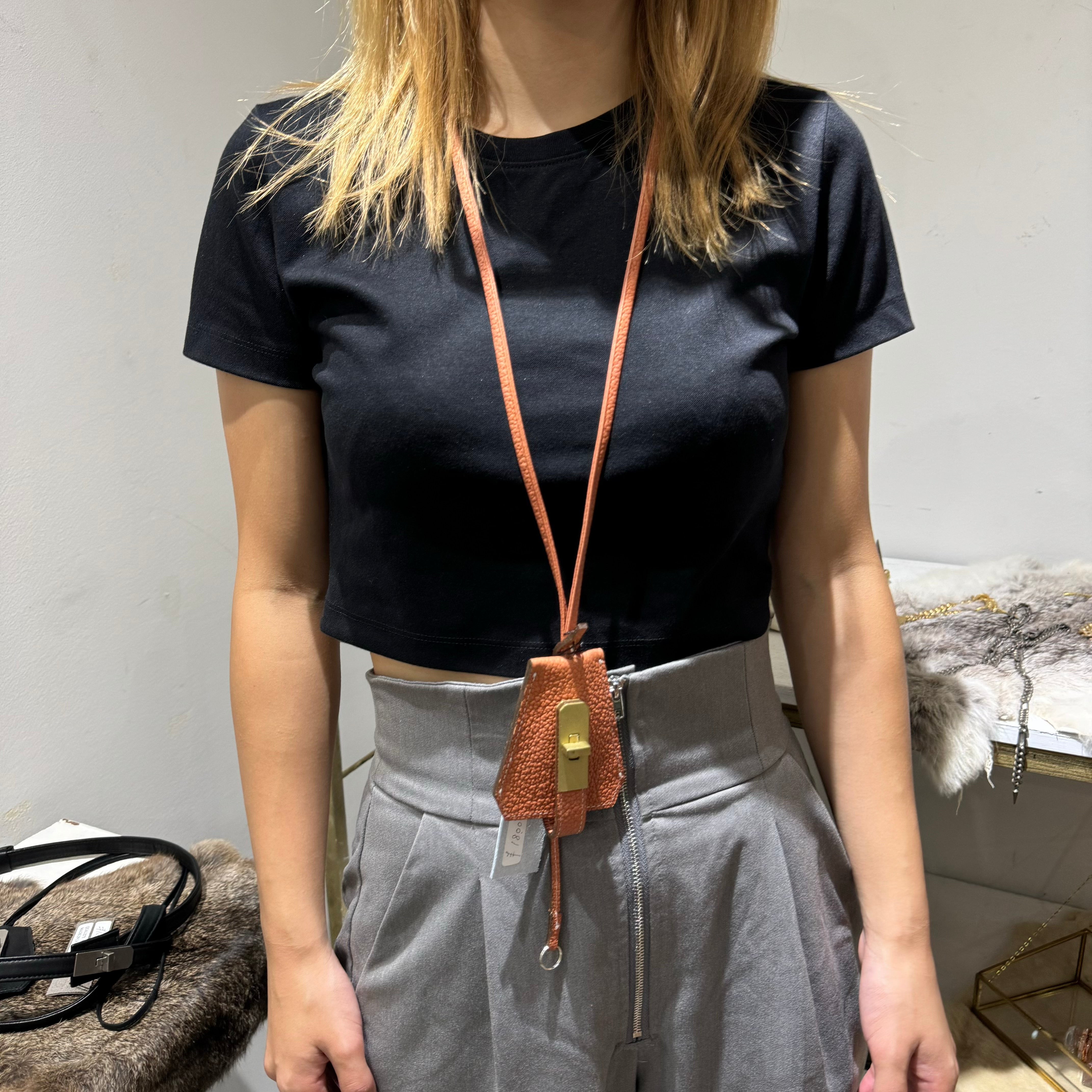 ⚠️予約【M.U.L.】レザーキーネックレス ※R7. 6月末納品予定