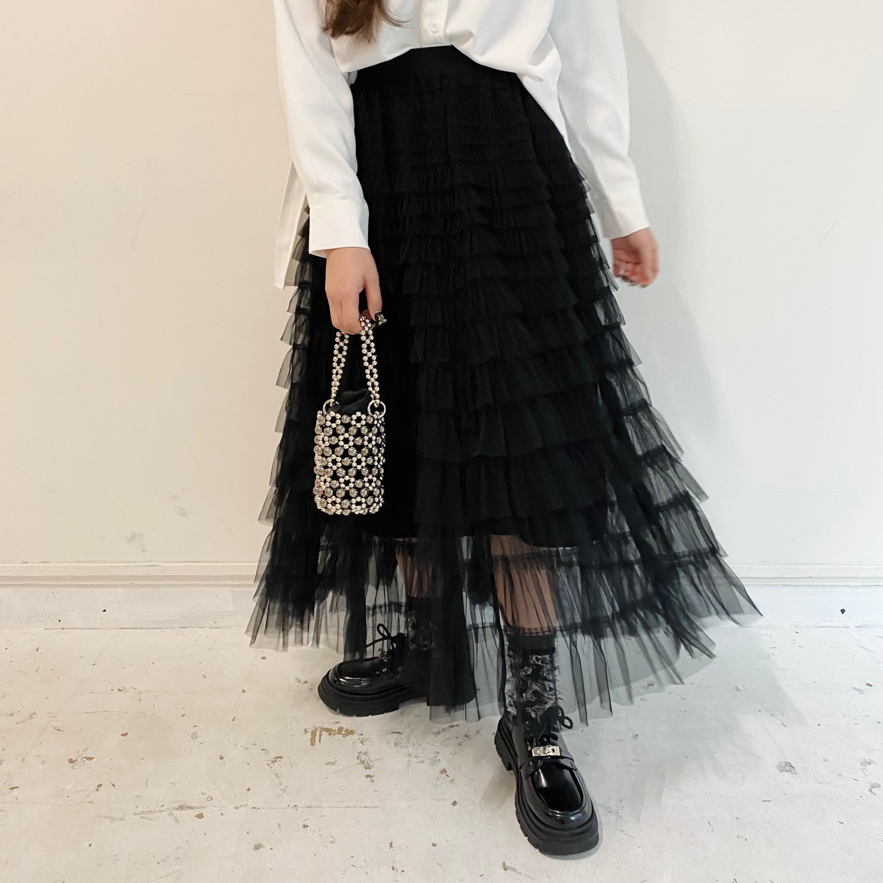 フェアリー(フレア)チュールスカート ※12/24-30頃より順次配送