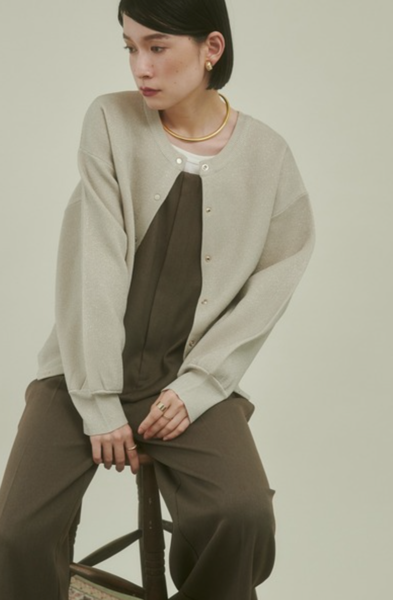 【hunch】サロペットタックパンツ -ブラウン- ※9月中旬より順次配送予定