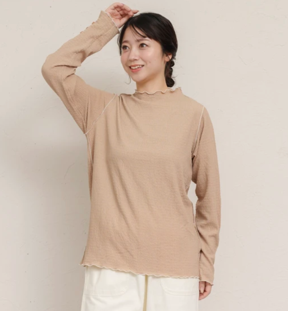 ストレッチジャガードアウトメロウ長袖Tシャツ Mサイズ ※3/19〜25頃より順次配送予定