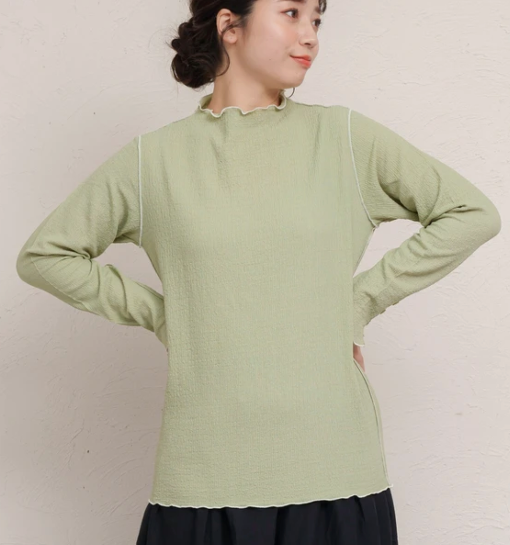 ストレッチジャガードアウトメロウ長袖Tシャツ Mサイズ ※3/19〜25頃より順次配送予定