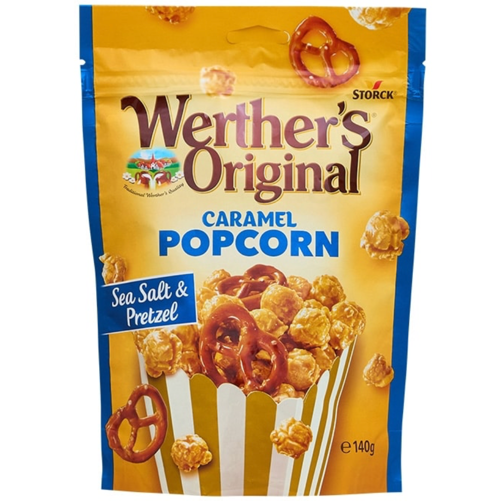 ※賞味期限切迫商品※賞味期限:2025/07/05 キャラメルポップコーン プレッツェル ※6/4~10迄に順次発送予定