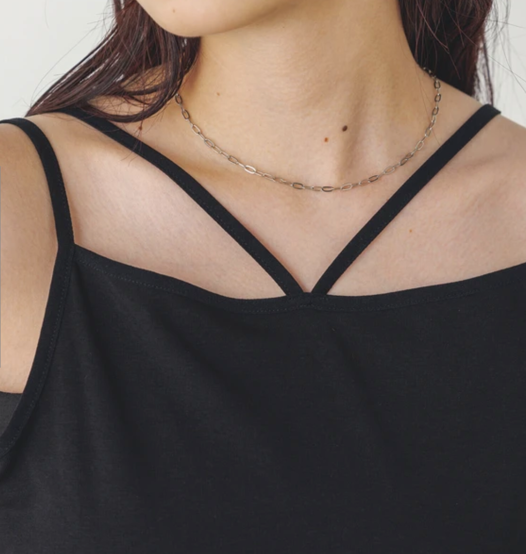 【hunch】フライス キャミソール -ブラック- ※3月26日~4月1日迄に順次発送予定