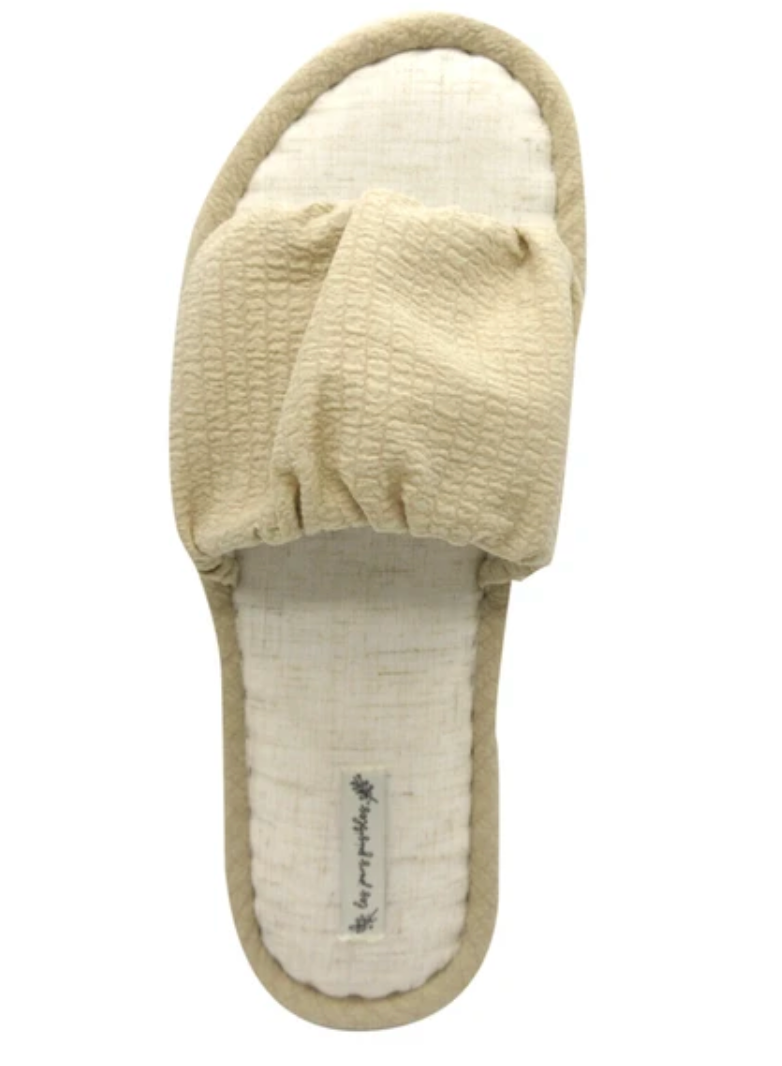 シャーリングスリッパ -アイボリー-※4/2~4/8迄に順次発送予定