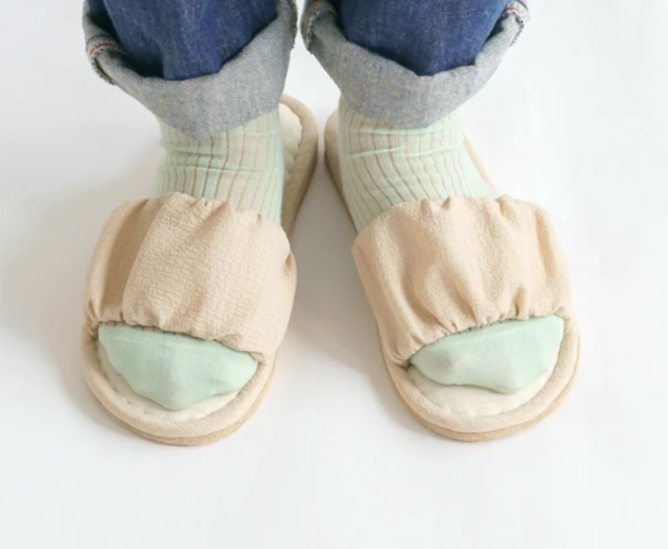 シャーリングスリッパ -アイボリー-※4/2~4/8迄に順次発送予定