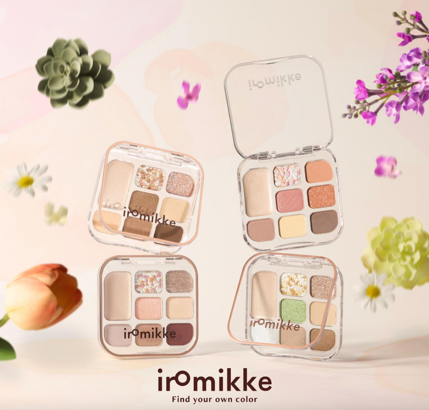 【iromikke】8色アイシャドウパレット -04 トゥインクルエルフ- ※7/2-8迄に順次発送予定