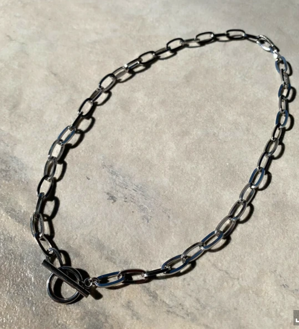 サージカルステンレス チェーンネックレス -シルバー- ※6/18〜24迄に順次発送予定