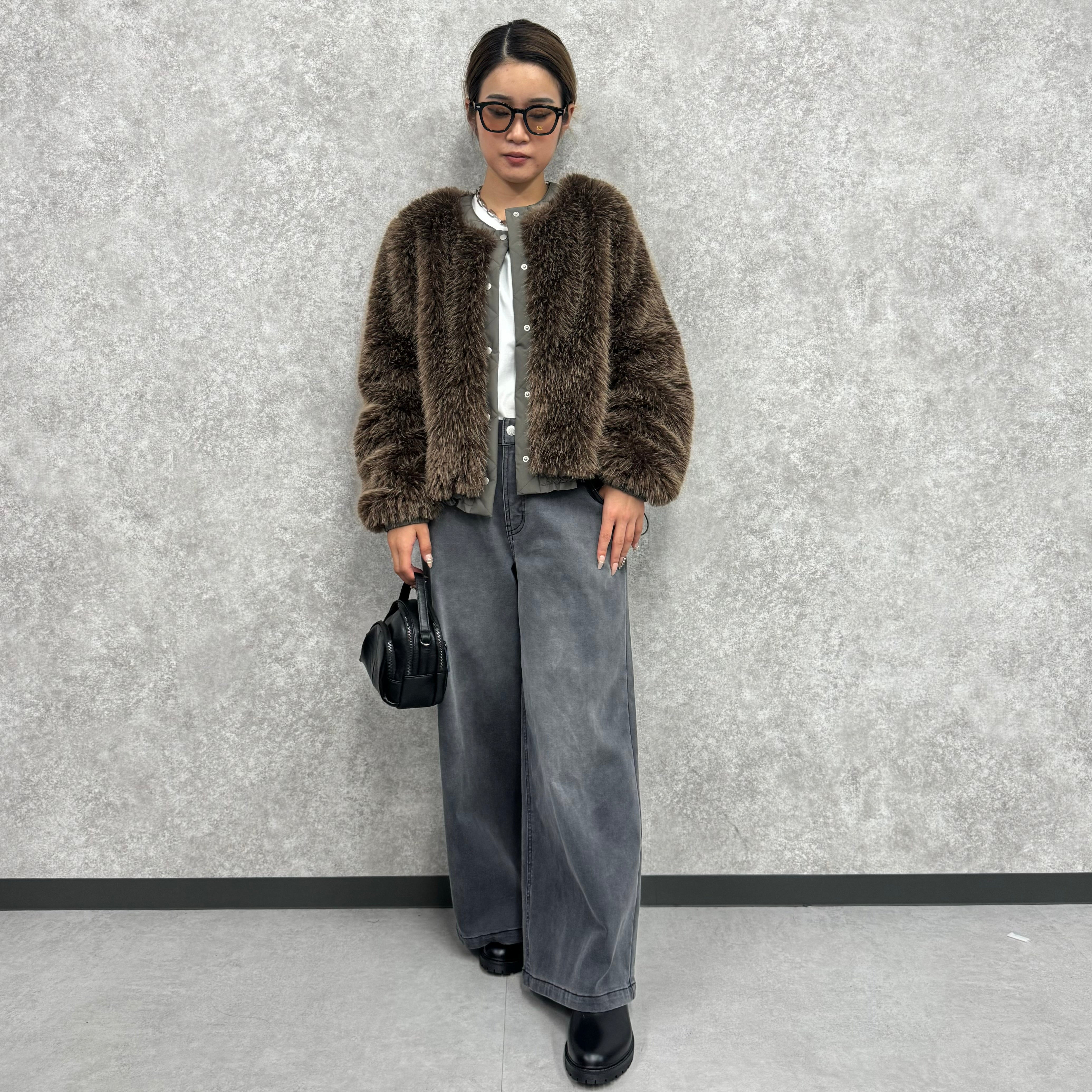 【PRIORITY】デニムパンツ ブラック 38サイズ ※ 9月下旬より順次発送予定