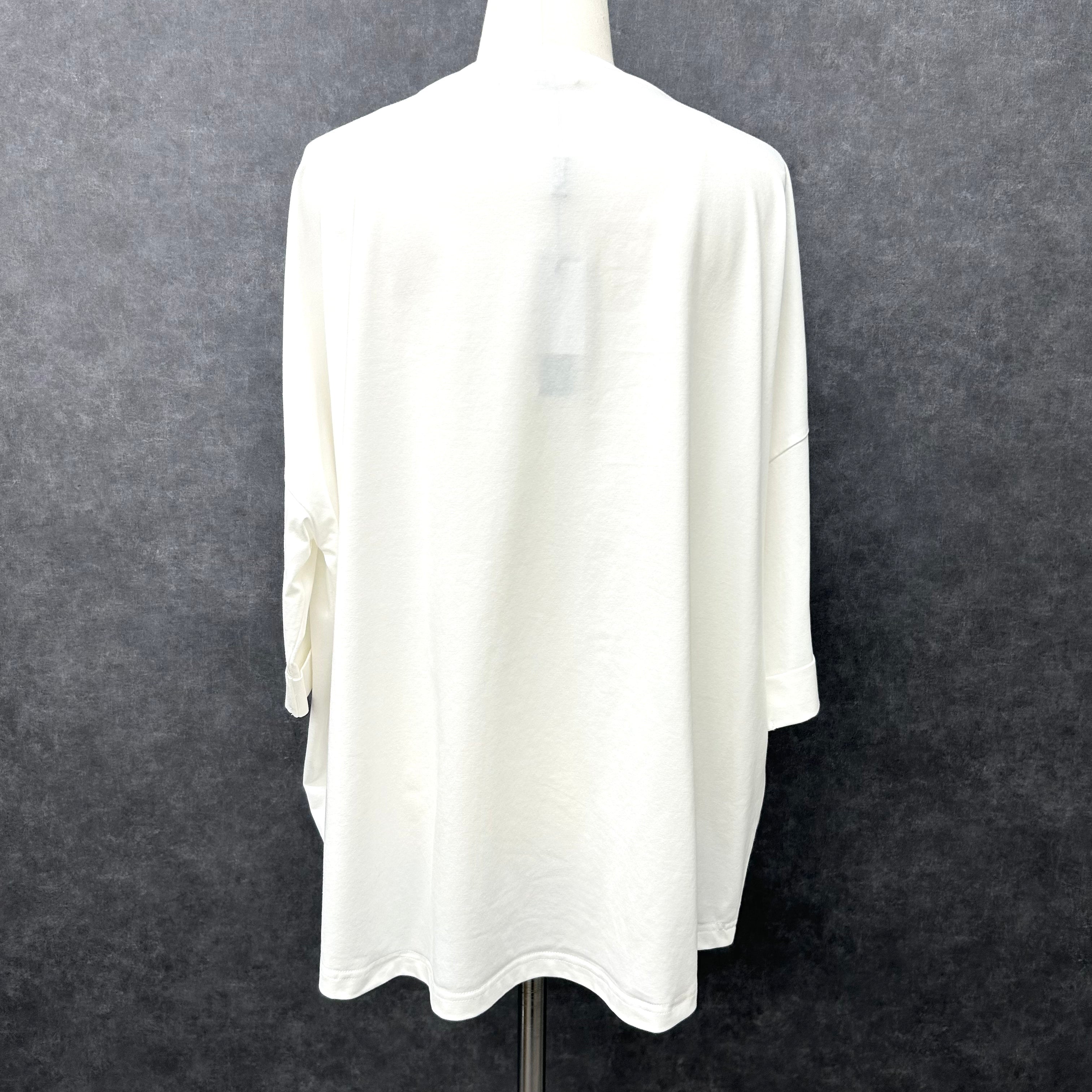 【Ashley &Bros】胸ポッケzip tee -オフホワイト- ※10/22-28順次配送予定 ※事務所発送