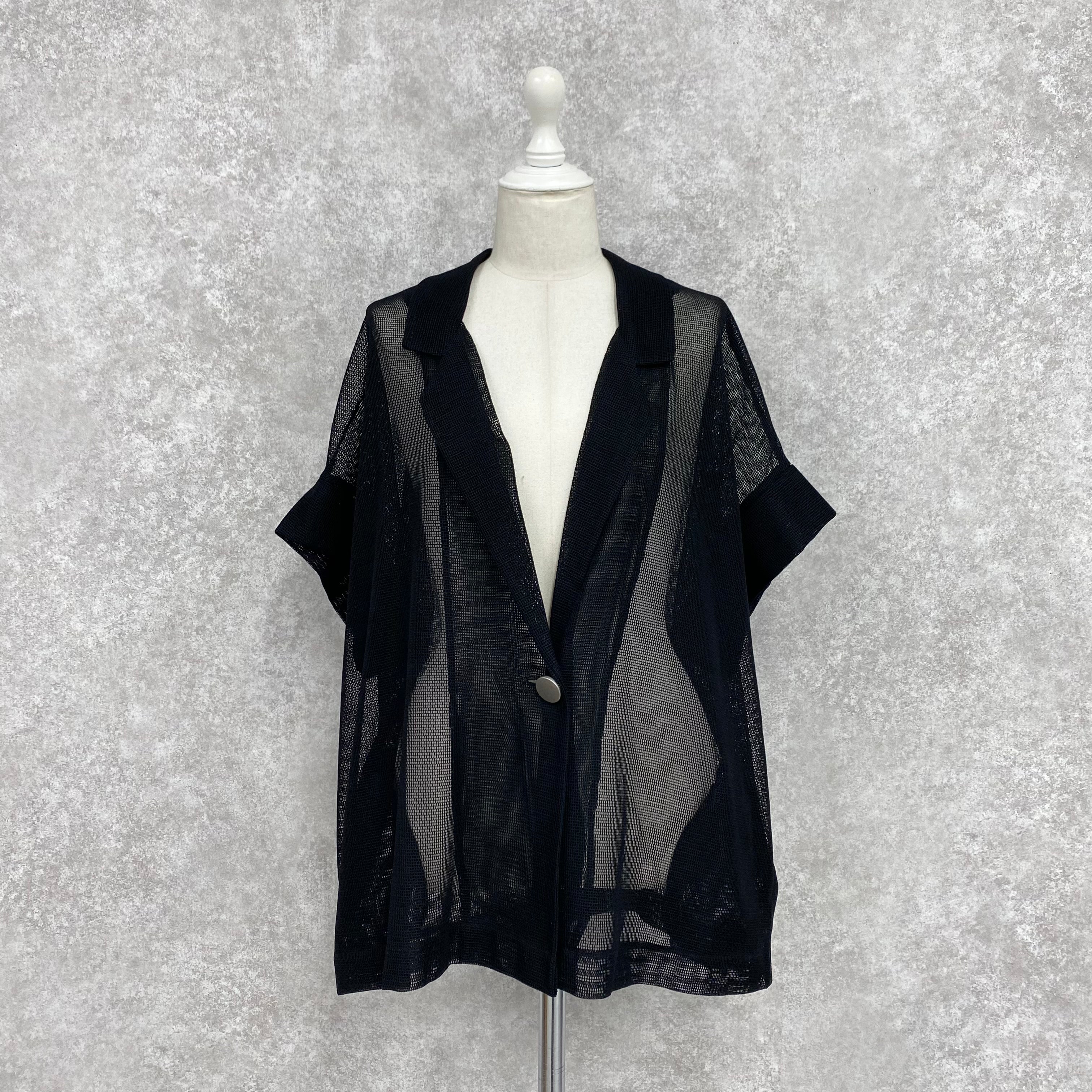 【ASYMM】AIR Mesh Jacket -black- ※7/16-22より順次発送予定