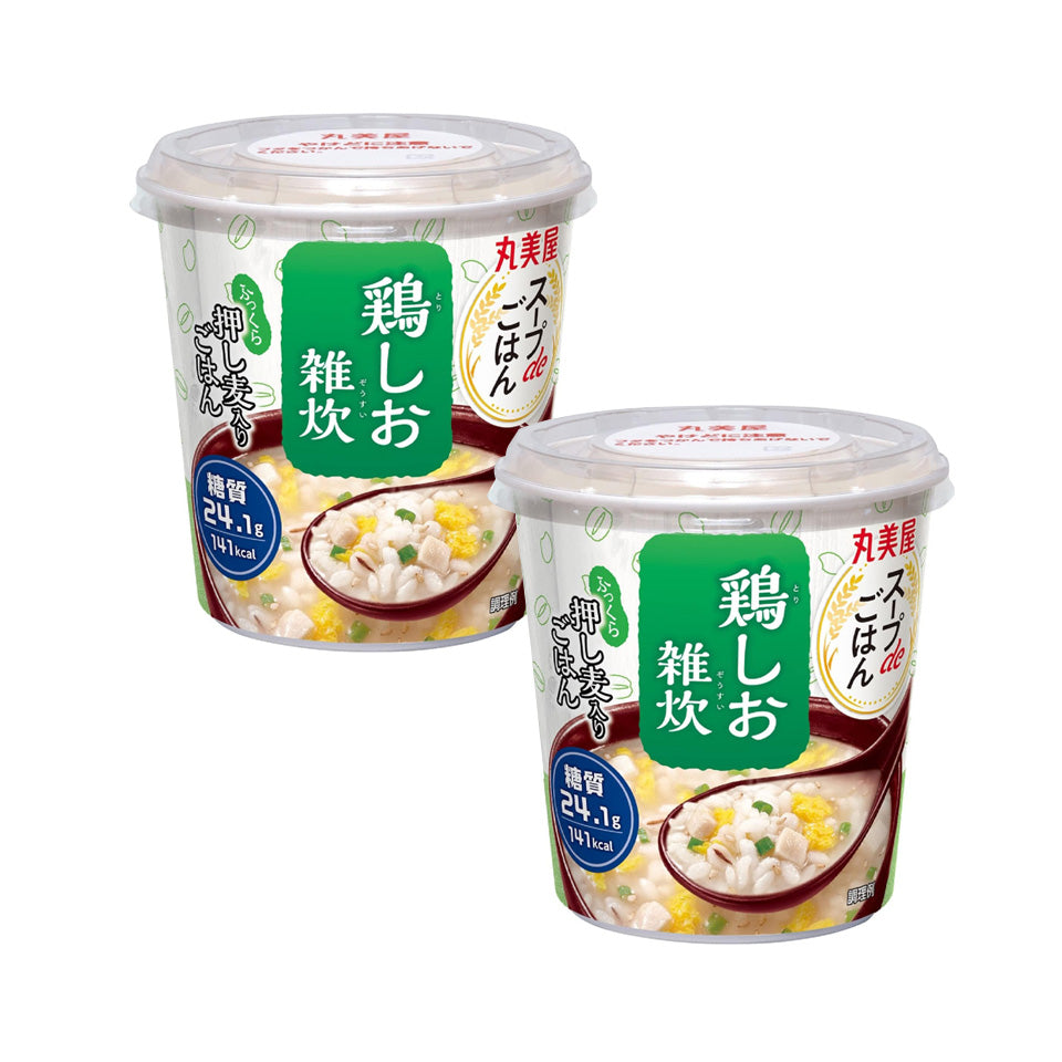 【丸美屋】スープdeごはん鶏しお雑炊 2個セット ※8/6-12より順次発送