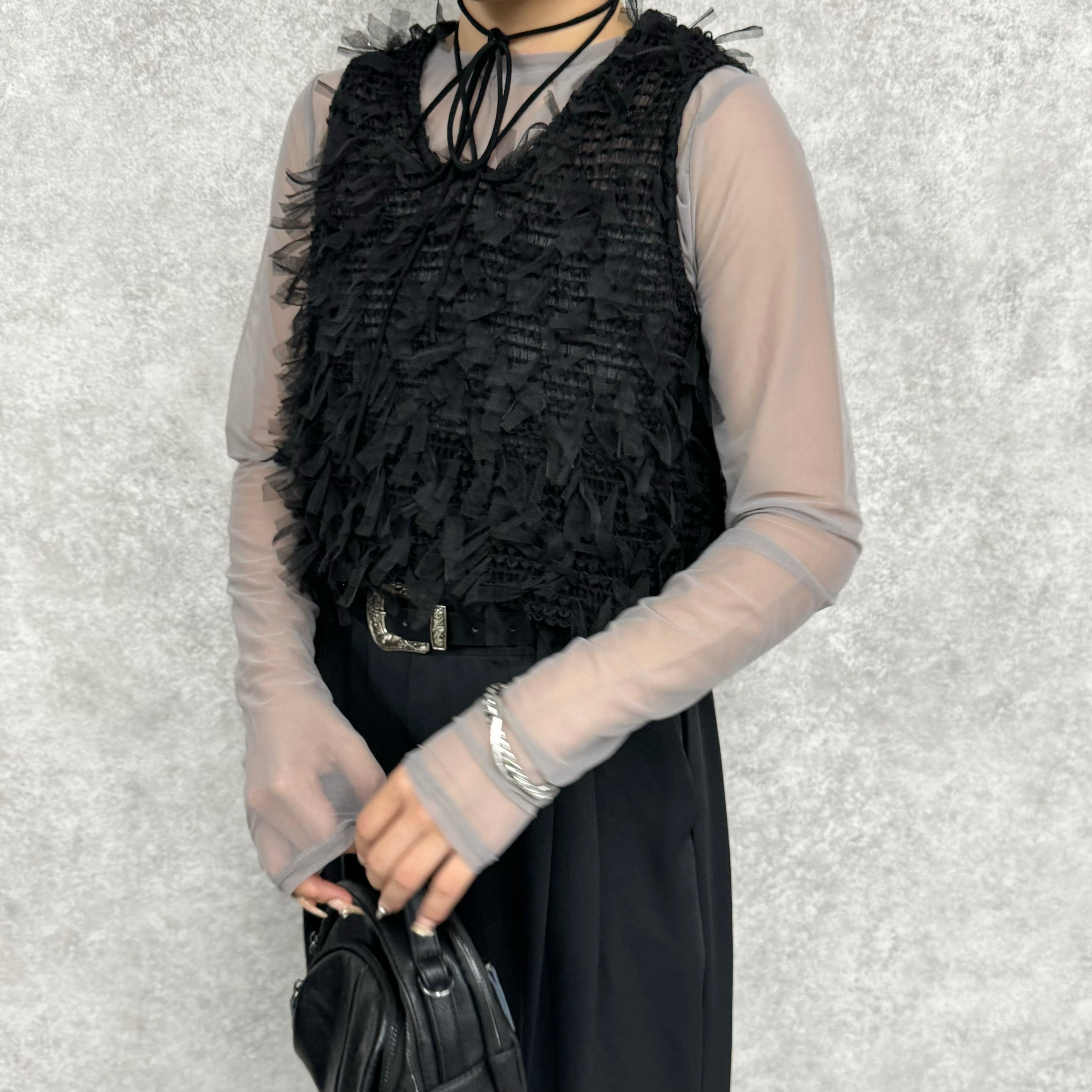 メッシュロンT -グレージュ- ※9/17~23より順次発送予定