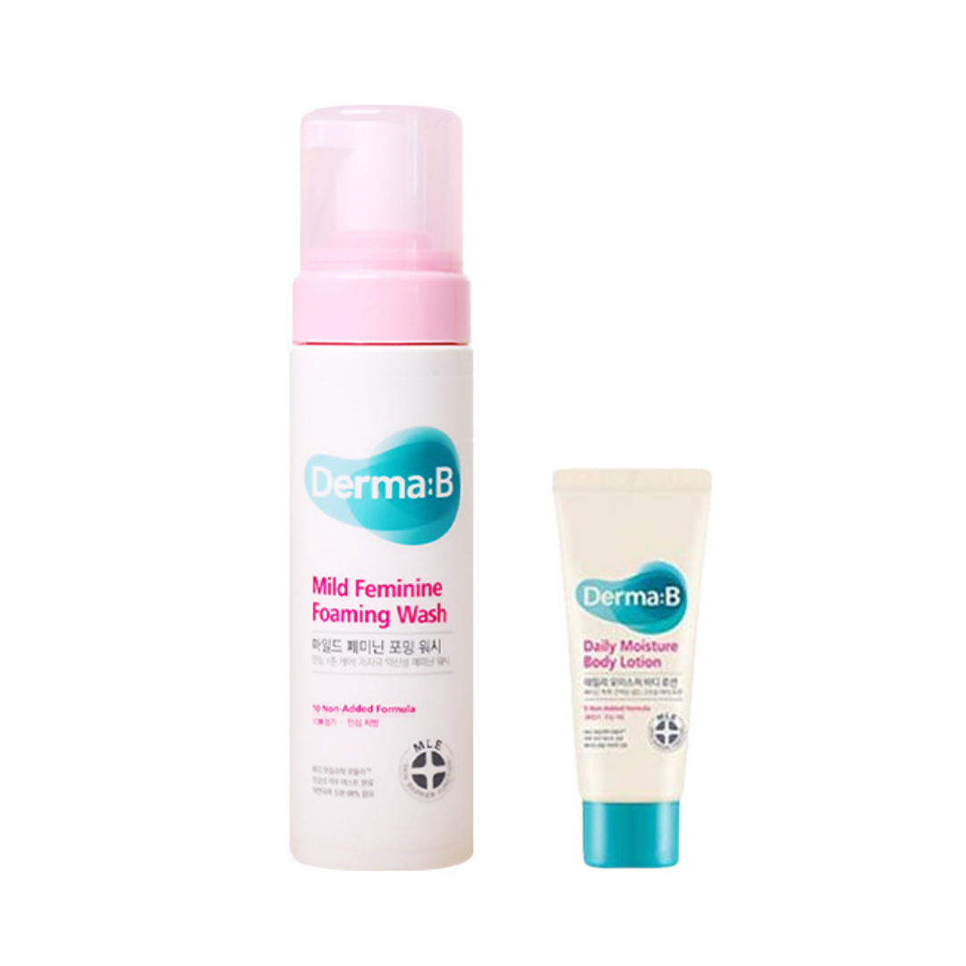 【Derma B】マイルドフェミニン フォーミングウォッシュ200ml + Dixionistアンプルパウチ5包付き ※6/25~7/1迄に順次発送予定