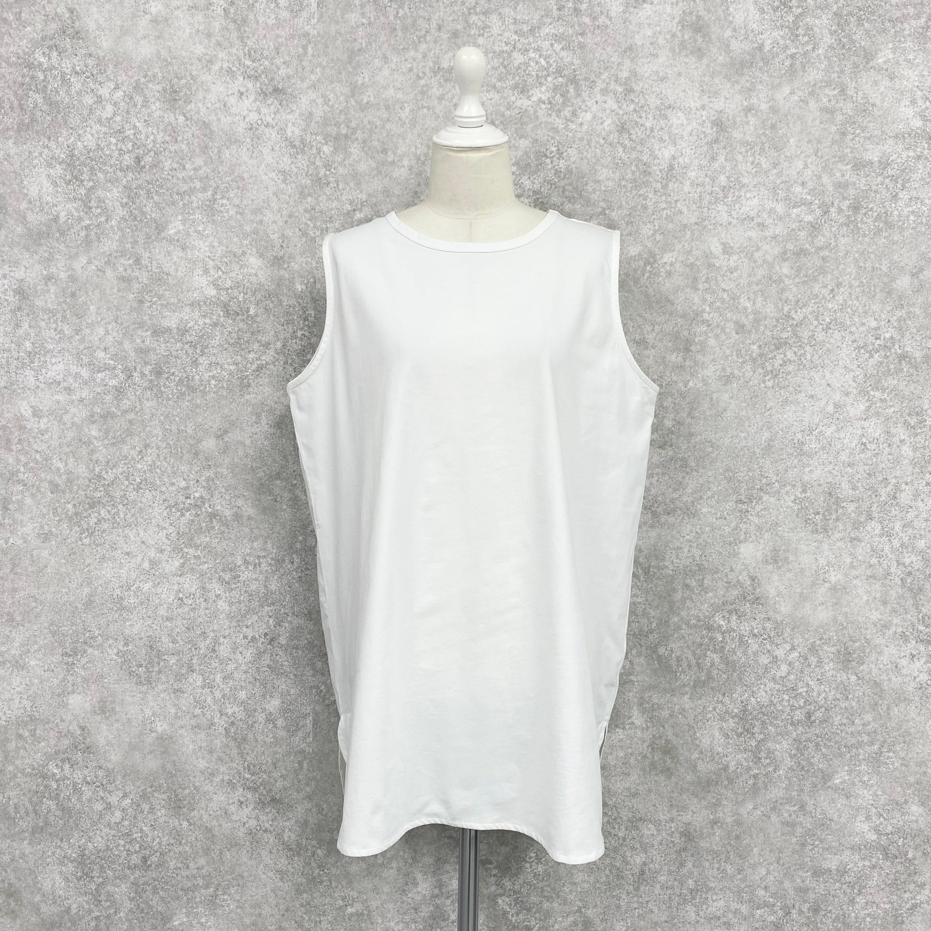 【ASYMM】LAYER MATE TANK -white- ※8/6〜12迄に順次発送予定