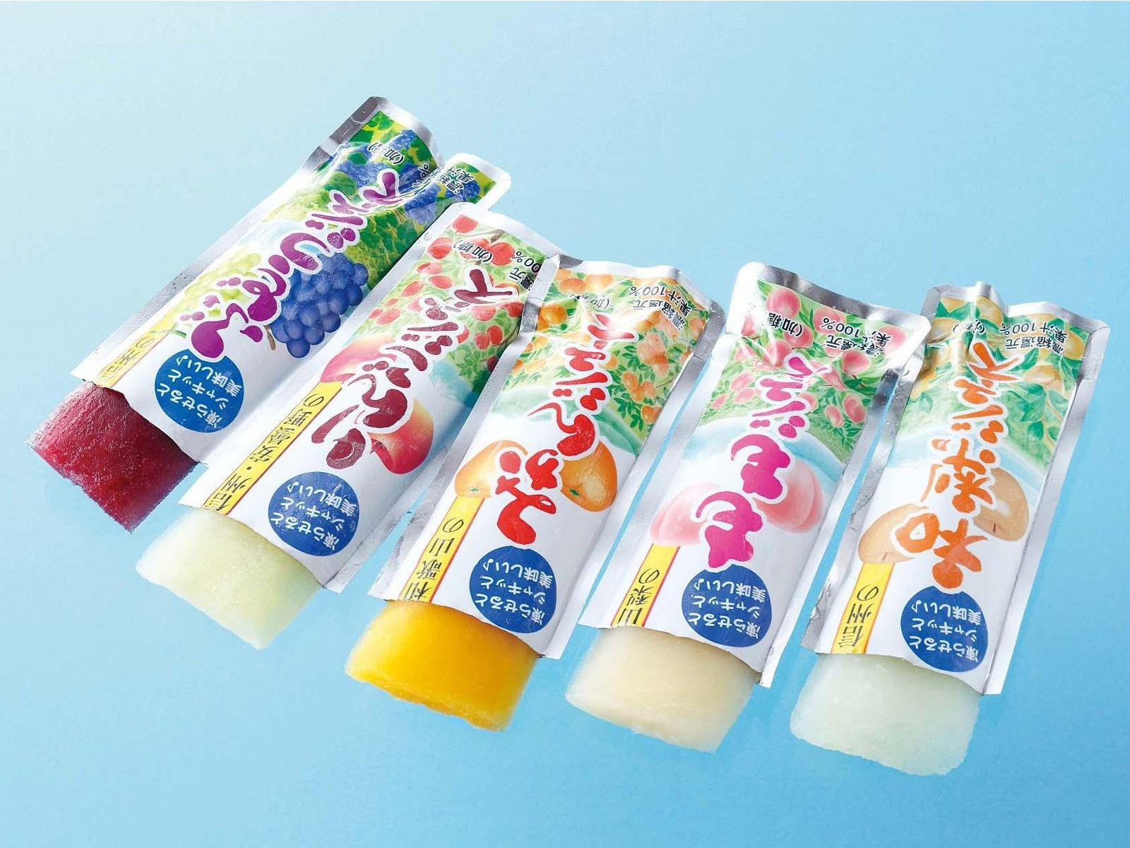 凍らせておいしい国産ジュース セット【5種×4本】 ※7/9~15頃より順次発送予定