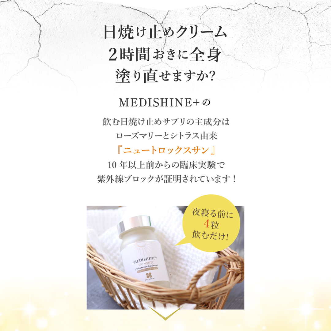 【WY-F MEDICAL】特典付き!飲む日焼け止めサプリ ※5/28-6/3頃より順次メーカーから発送