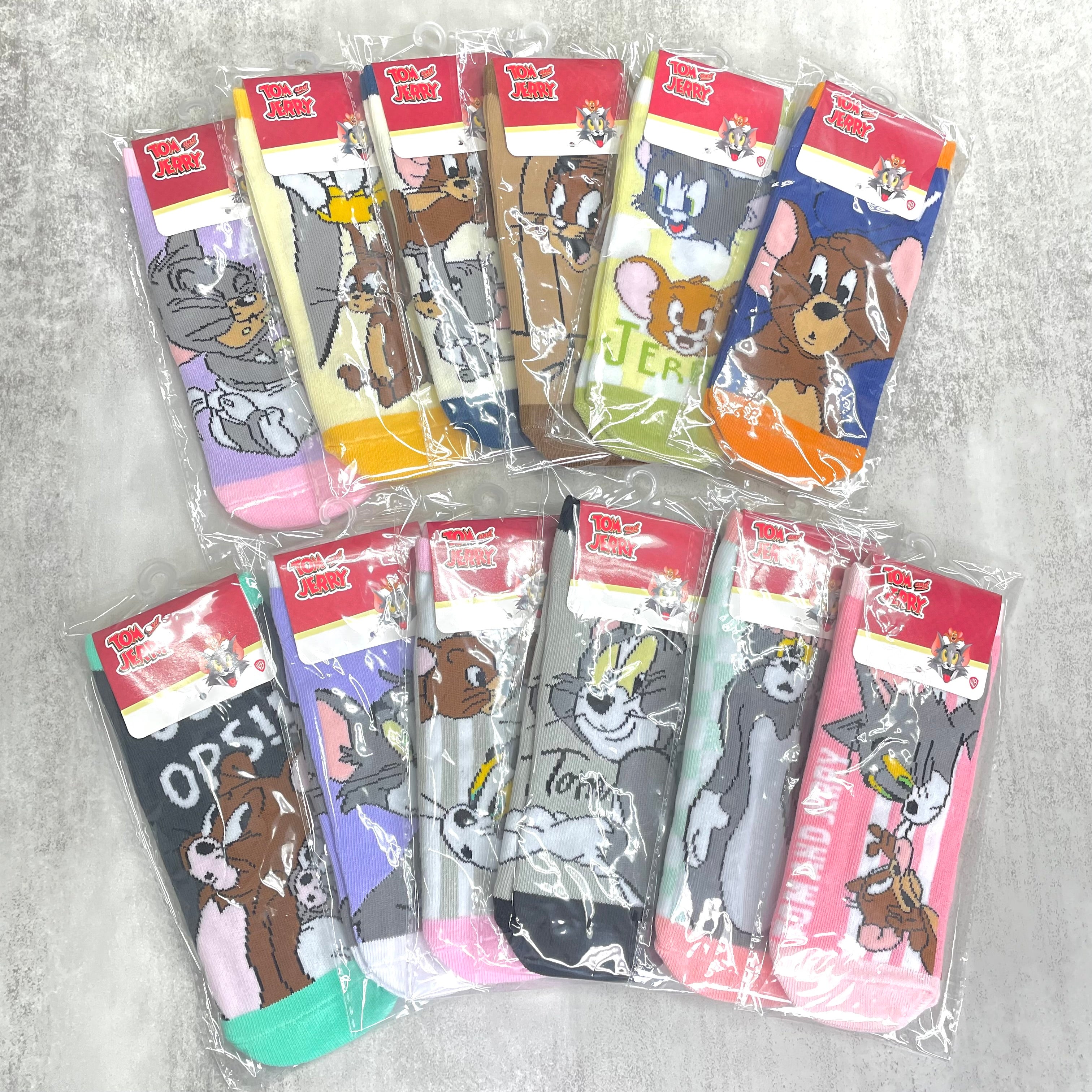 トム&ジェリーのびのびソックス ランダム1足⚠️同一商品が届く可能性あり ※3/5~11頃より配送予定