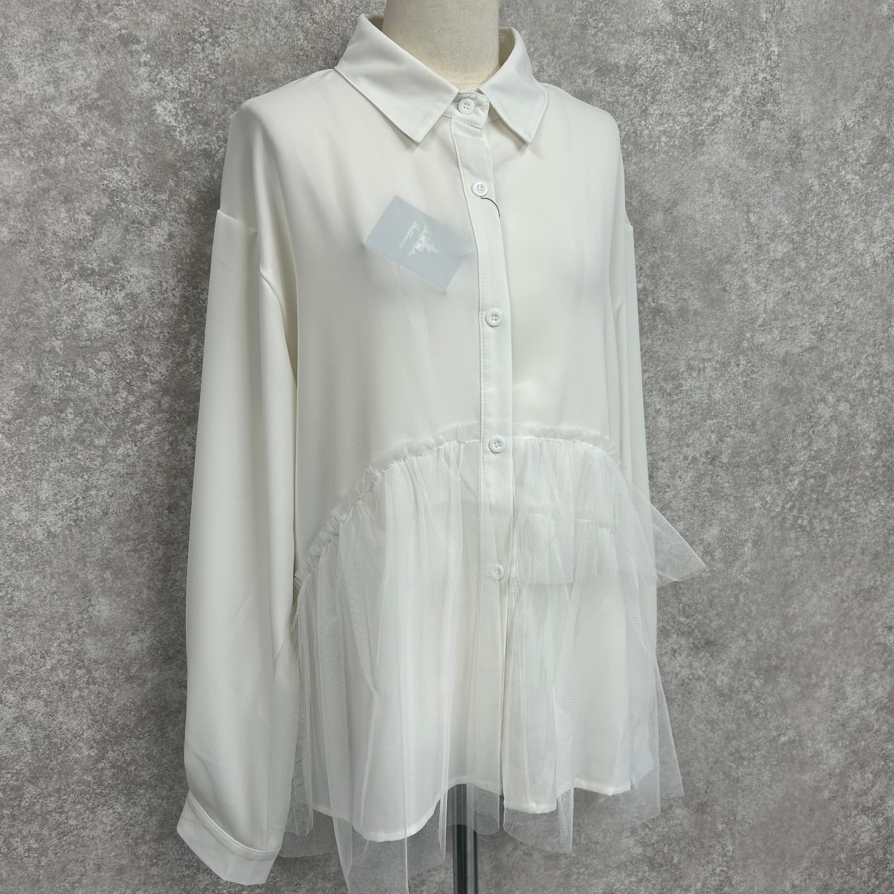 シアードッキングシャツ -ホワイト-※3/19-25迄に順次発送予定