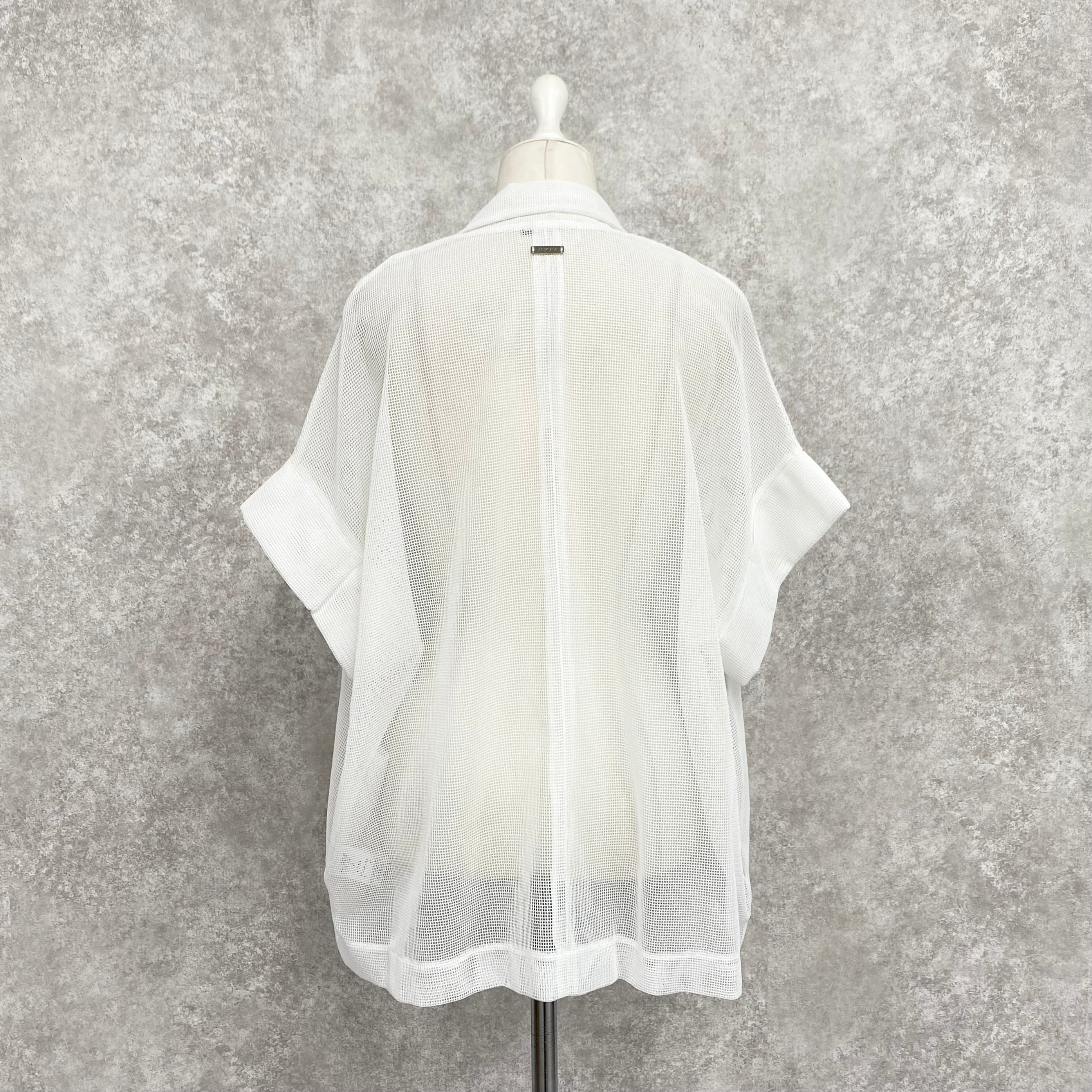 【ASYMM】AIR Mesh Jacket -white- ※7/16-22より順次発送予定