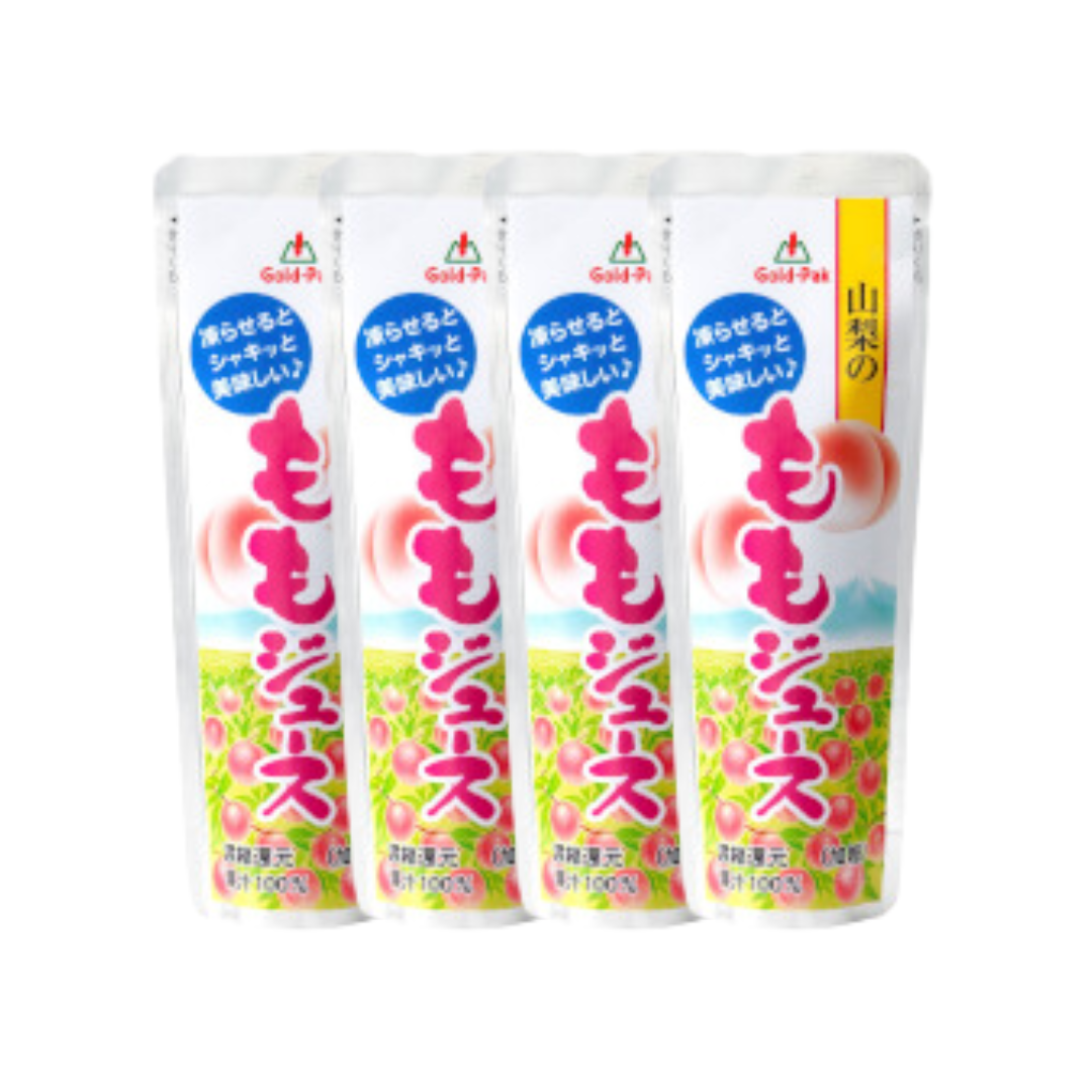 山梨のももジュース 4本セット ※7/9~7/15迄に順次発送予定