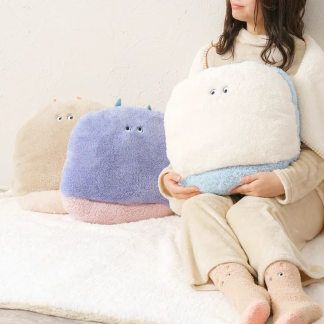 Furry 足入れクッション -ホワイト- ※11/19-25頃より順次配送予定