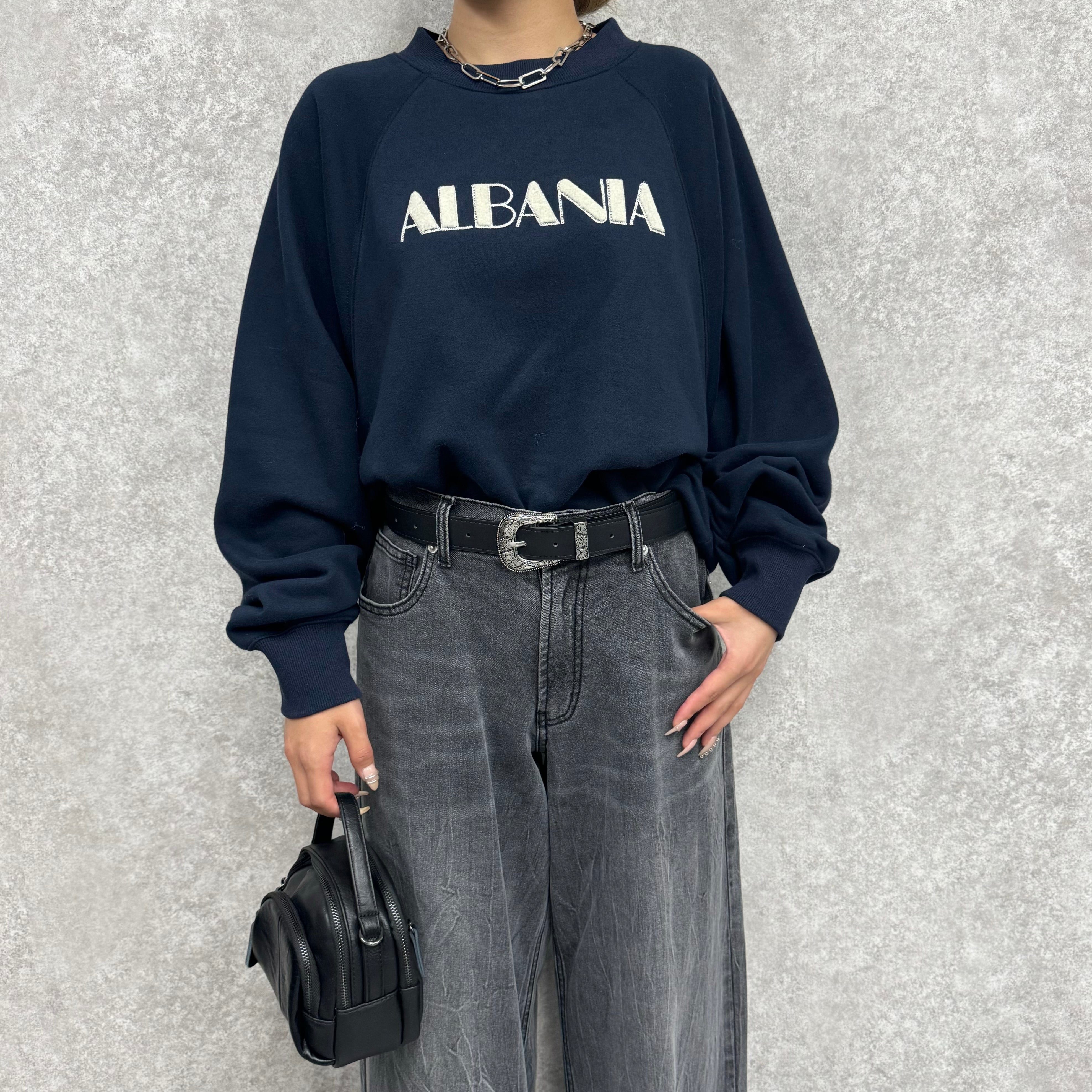 【PRIORITY】ALBANIAトップス ネイビー 38サイズ ※10/15〜21より順次配送予定