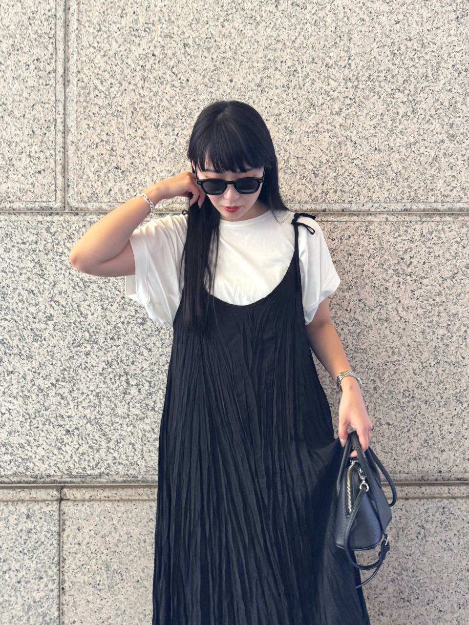 【ASYMM】CRUSHÉ DRESS -black- ※7/28〜8/1迄に順次発送