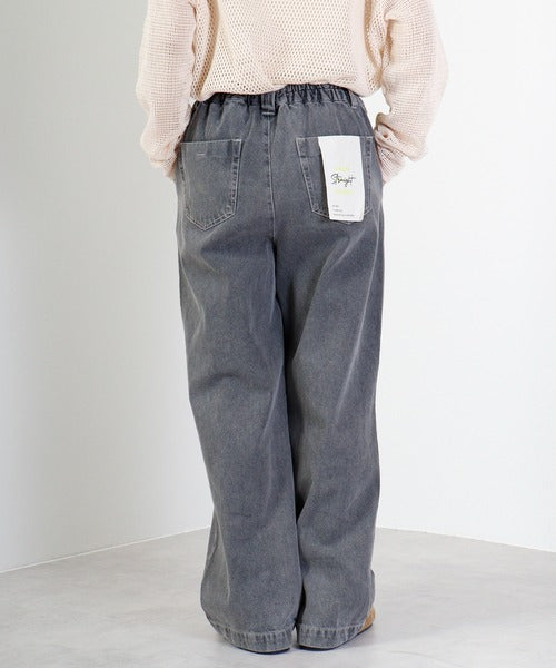 【hunch】ツイル/10ozデニムストレートパンツ -グレー-※5/14〜5/20より順次配送予定