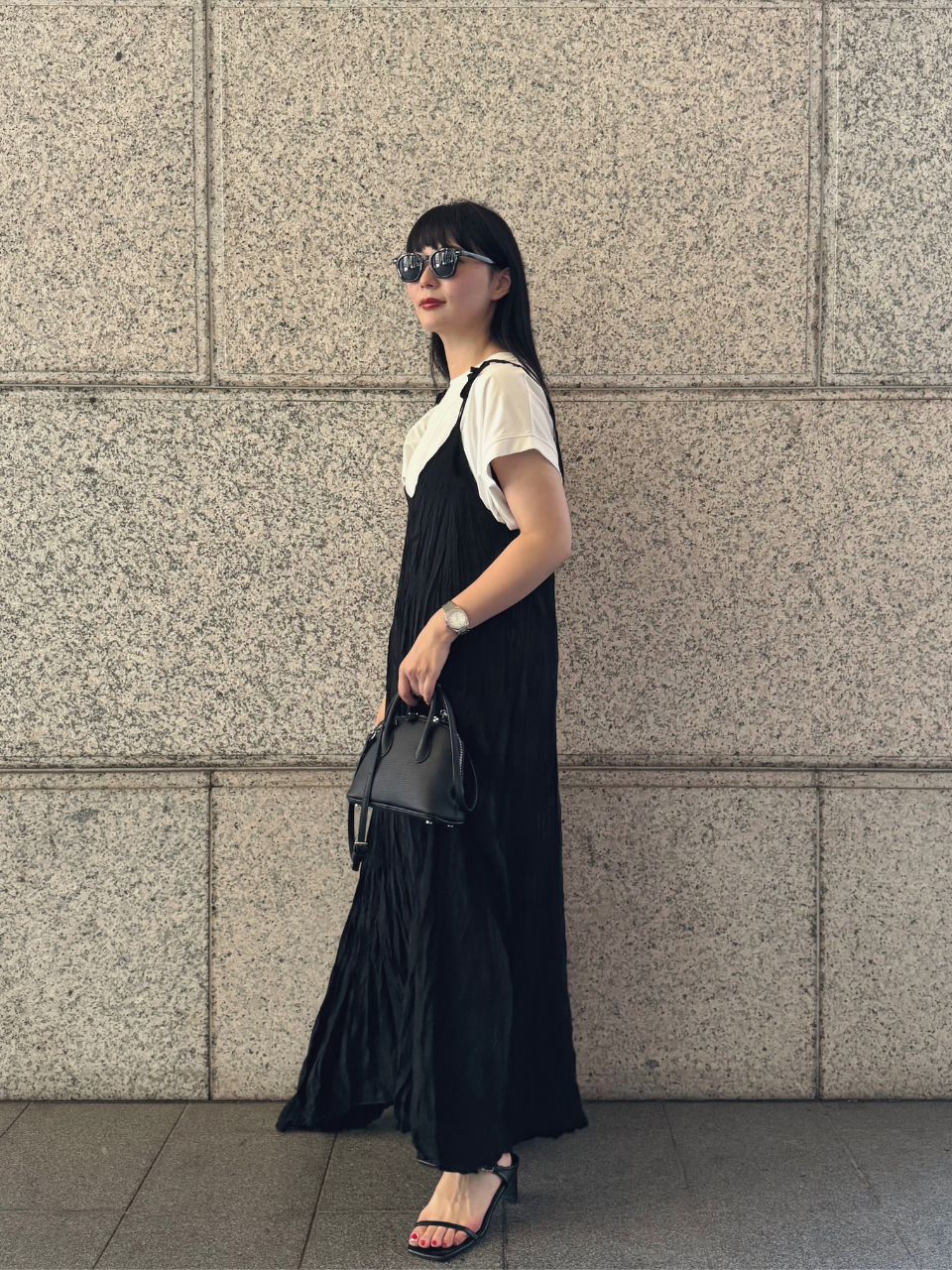 【ASYMM】CRUSHÉ DRESS -black- ※7/28〜8/1迄に順次発送