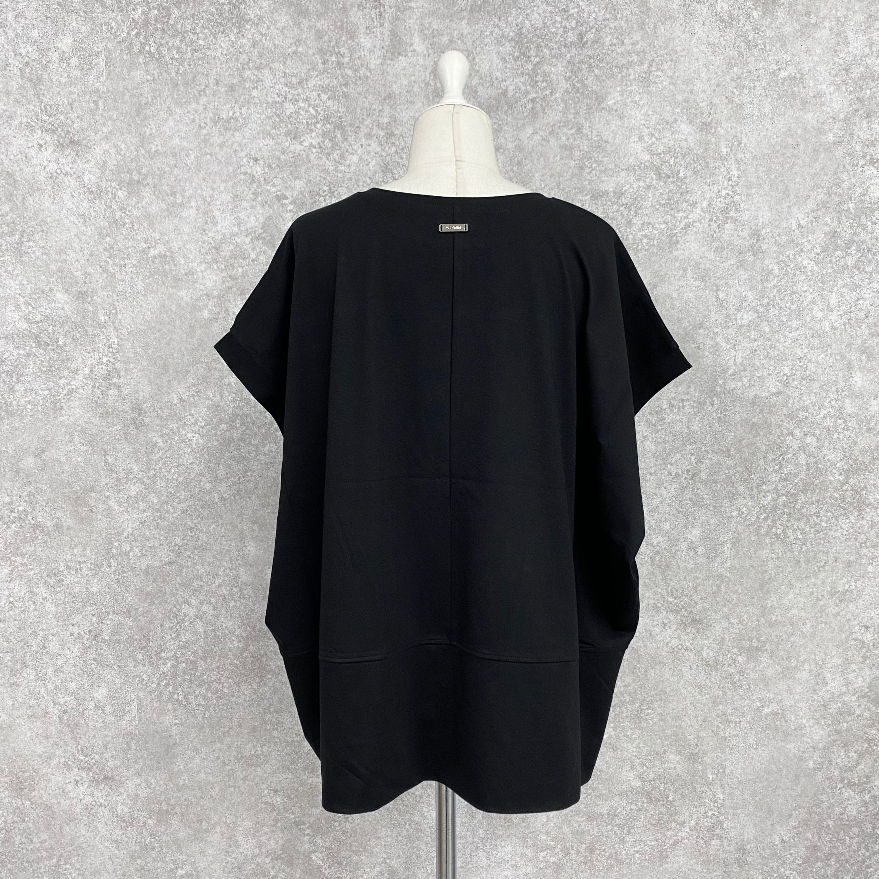 【ASYMM】NEAT TEE -black- ※8/6-12迄に順次発送予定