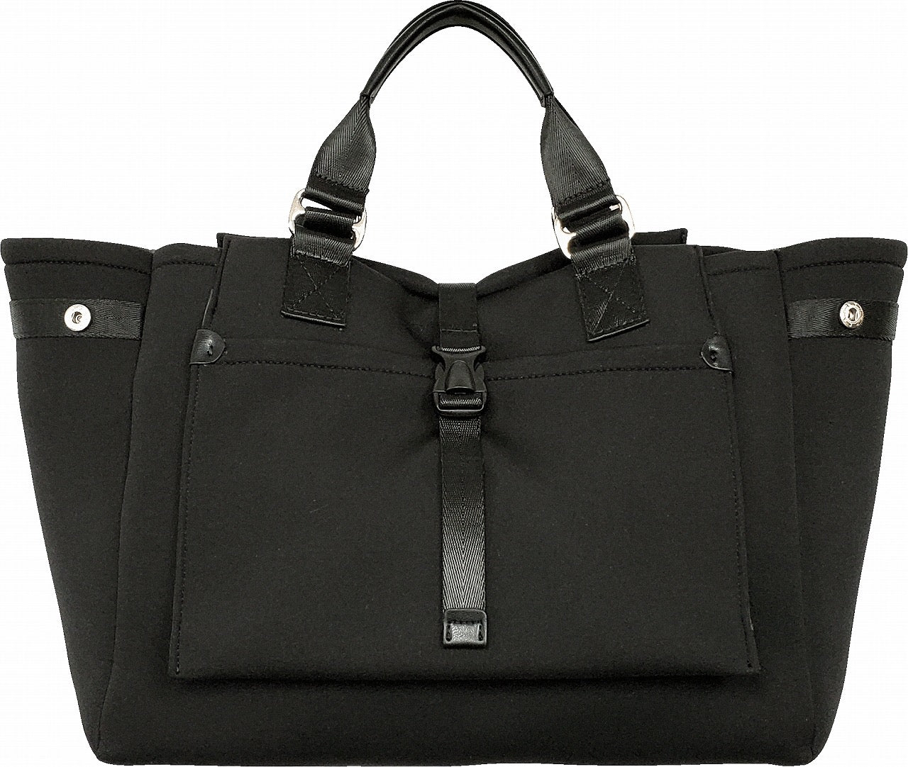 【story.】ネオプレーンワイドトートL -ブラック- ※8/27-9/2より順次発送予定