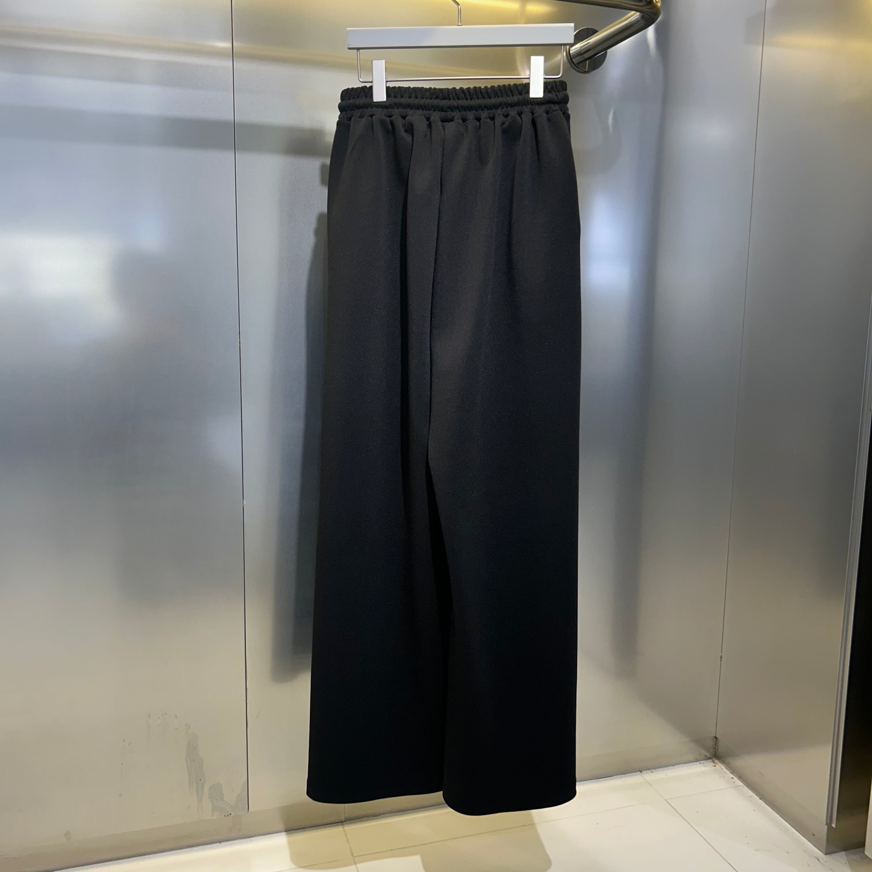 【LA MINE DOR】 タックワイドパンツ -ブラック- ※10月下旬〜11月上旬頃より順次発送予定
