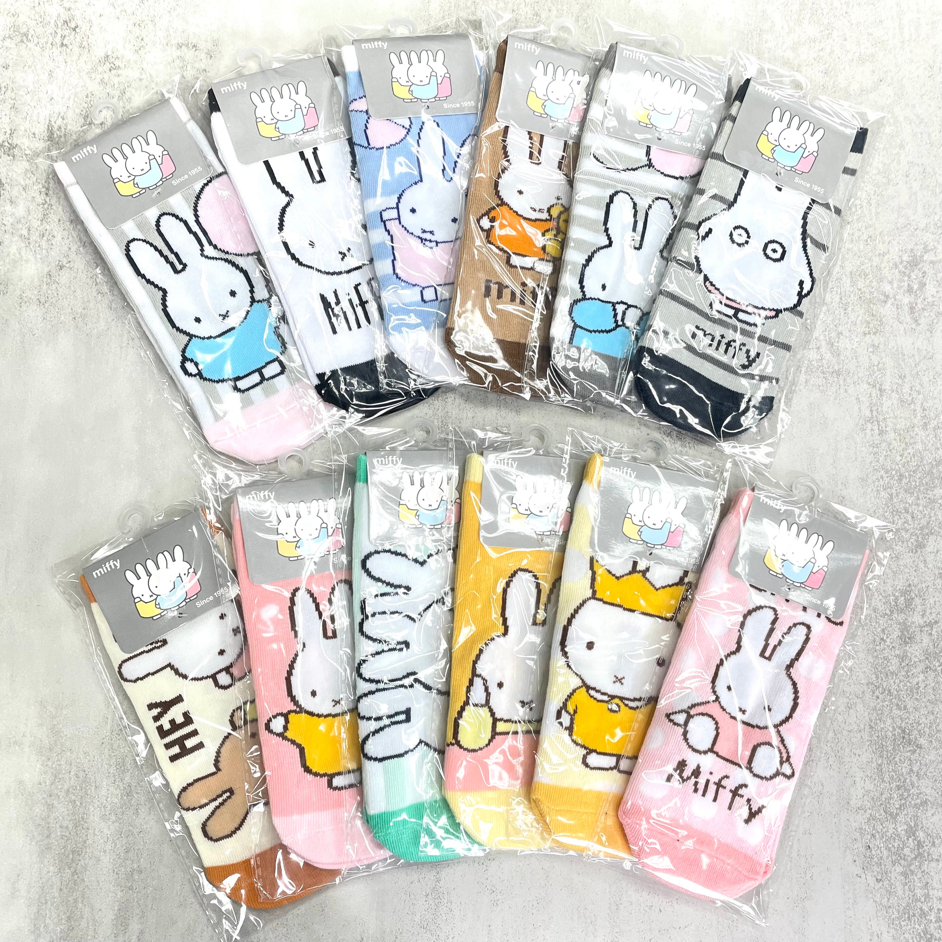 ミッフィーのびのびソックス ランダム1足⚠️同一商品が届く可能性あり ※3/5~11頃より配送予定