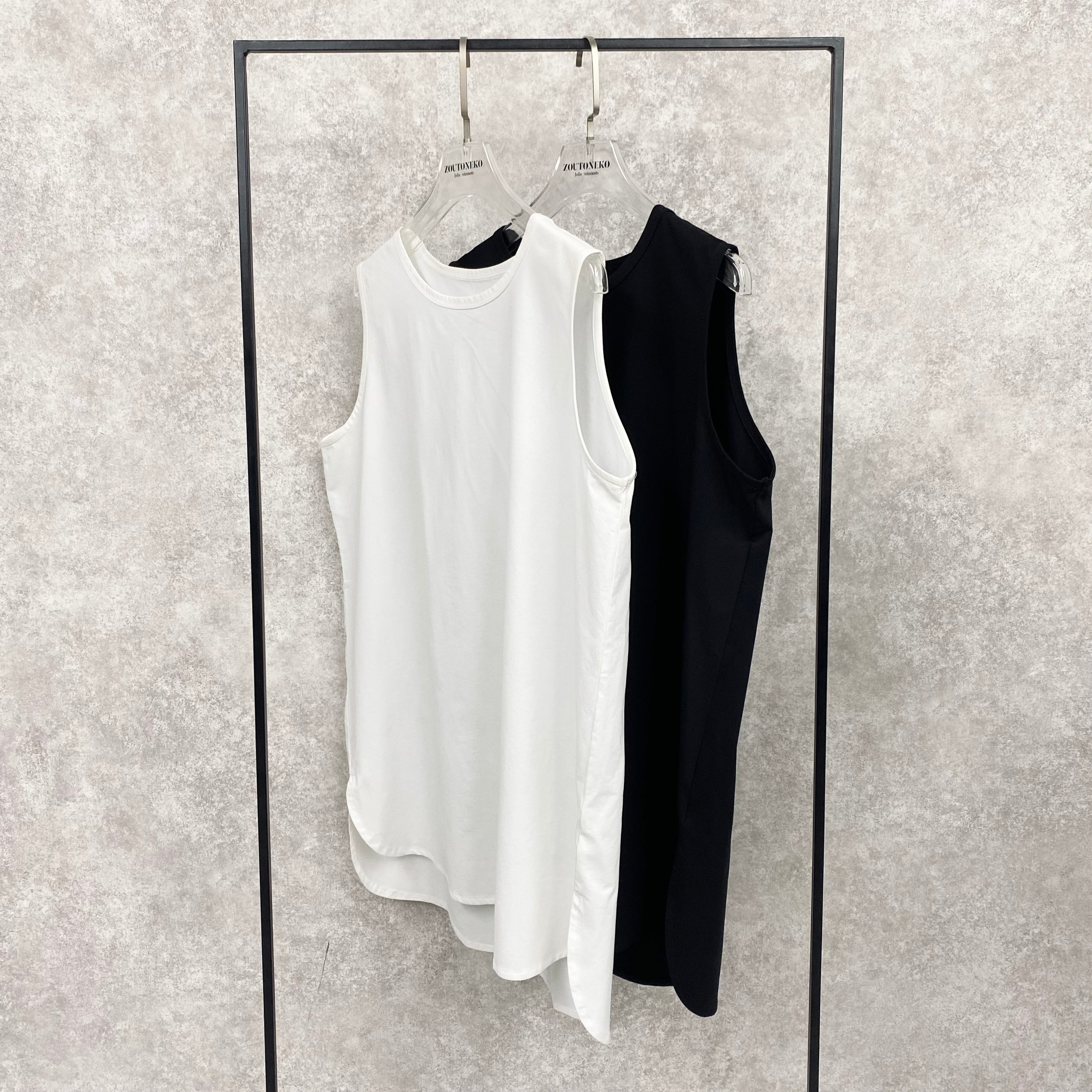 【ASYMM】LAYER MATE TANK -black- ※8/6〜12迄に順次発送予定