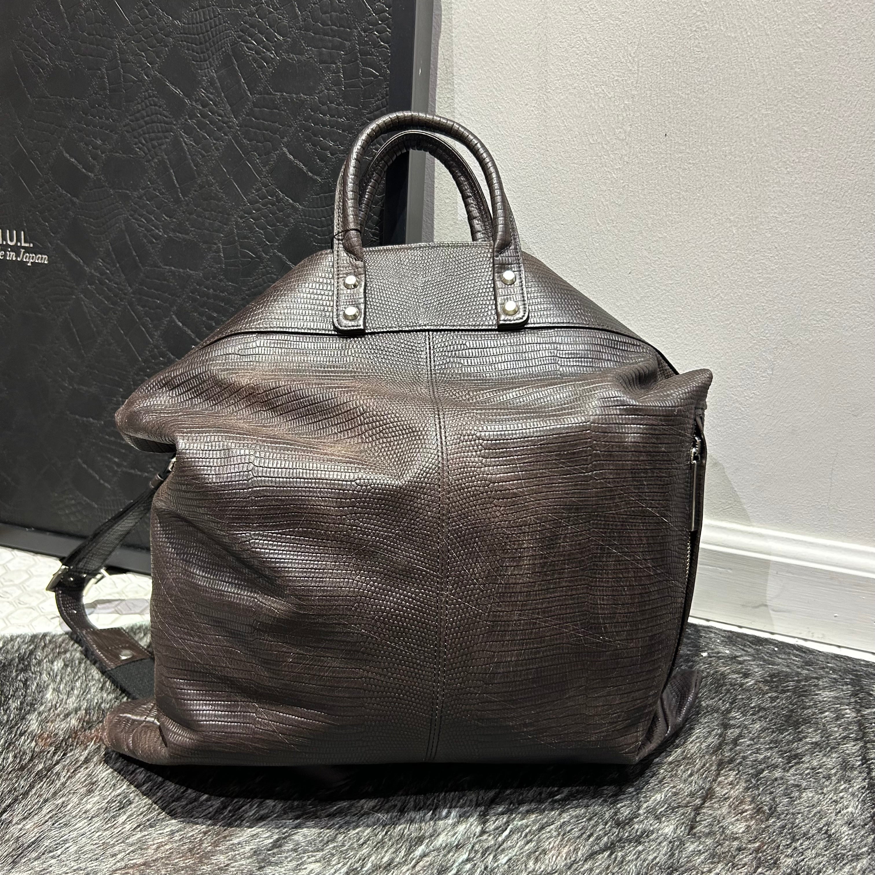 ⚠️予約【M.U.L.】stud series ヘルメットバックL -vintage ブラック- ※R7. 6月末納品予定