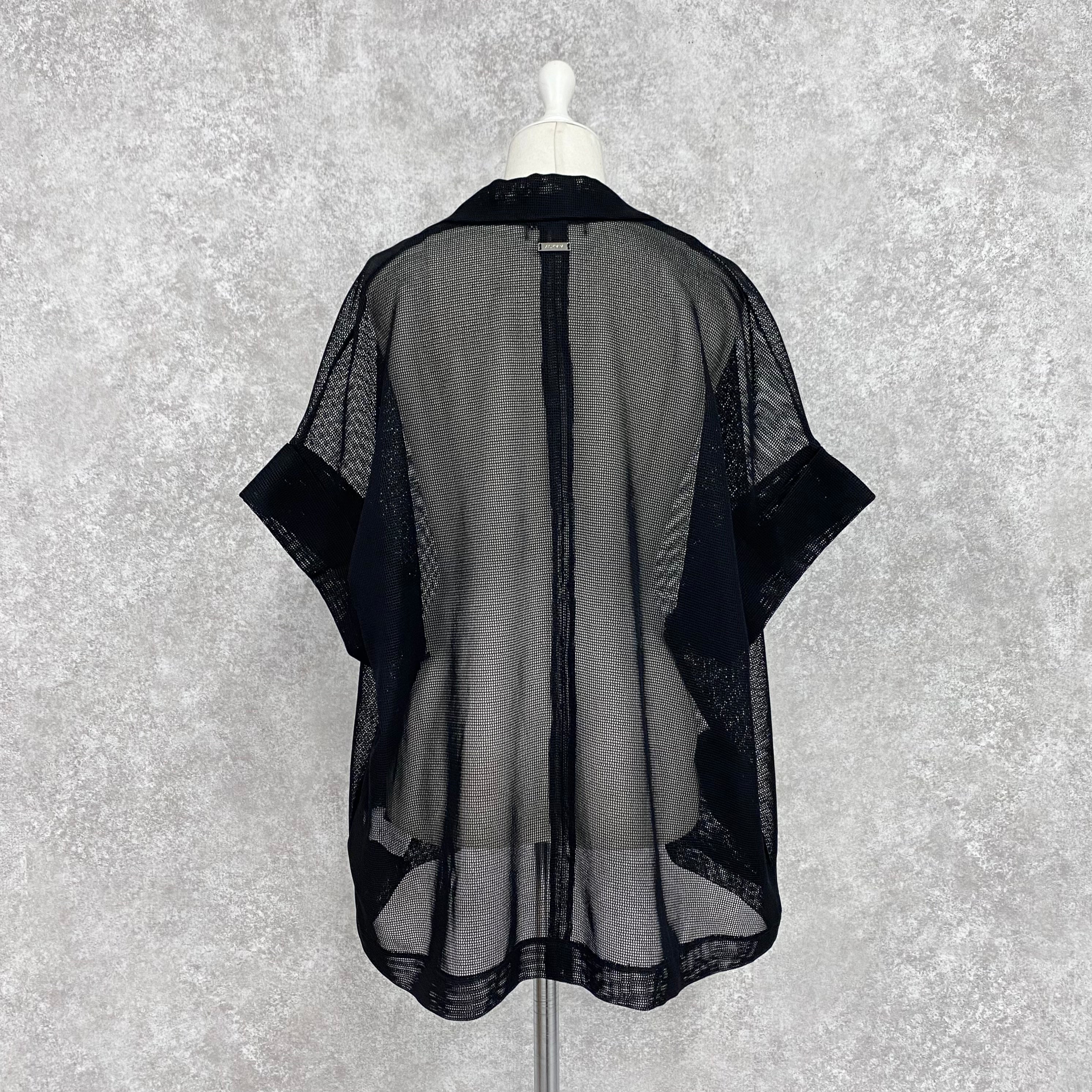 【ASYMM】AIR Mesh Jacket -black- ※7/16-22より順次発送予定