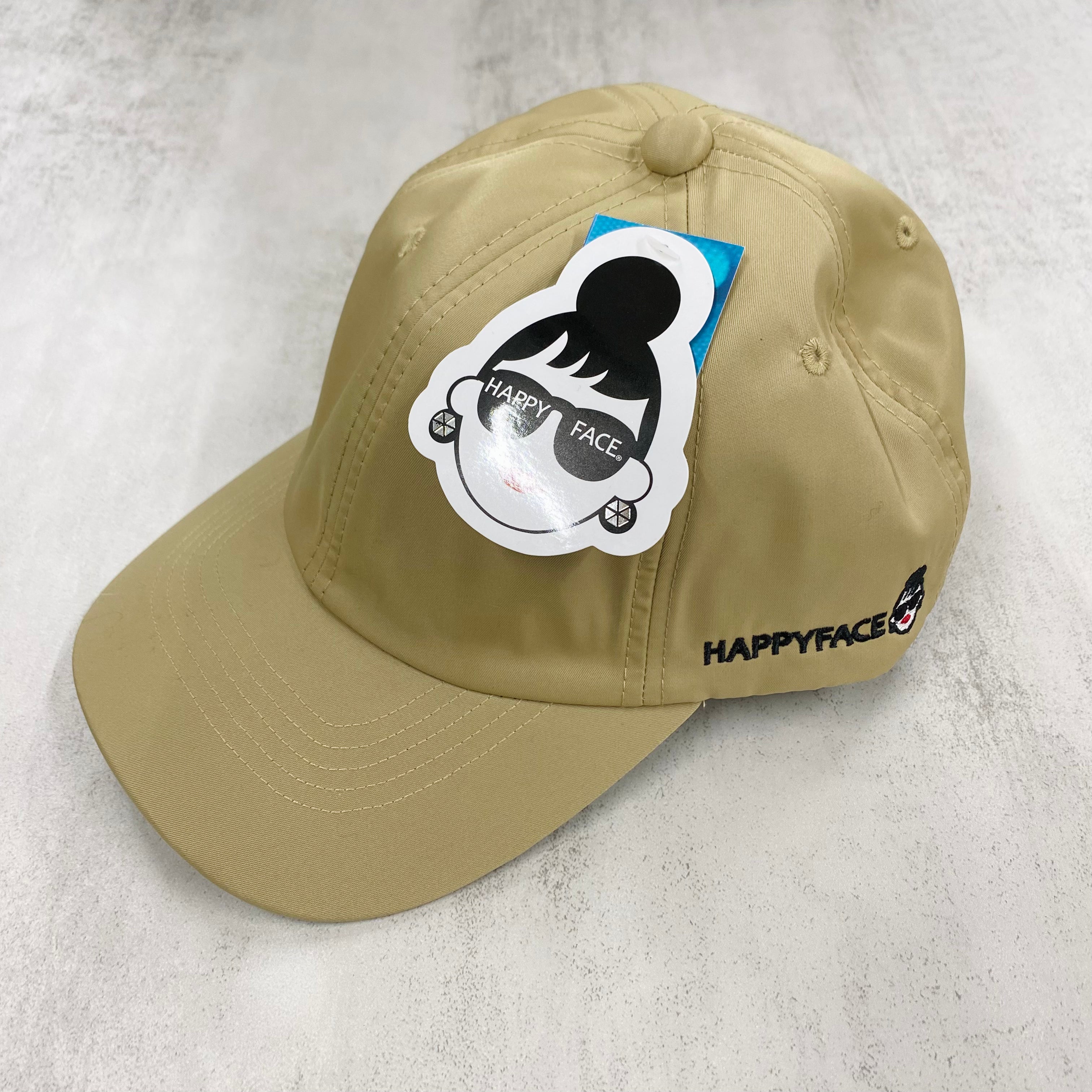 【HAPPYFACE】EMMAナイロンキャップ ベージュ ※10/22〜28より順次配送
