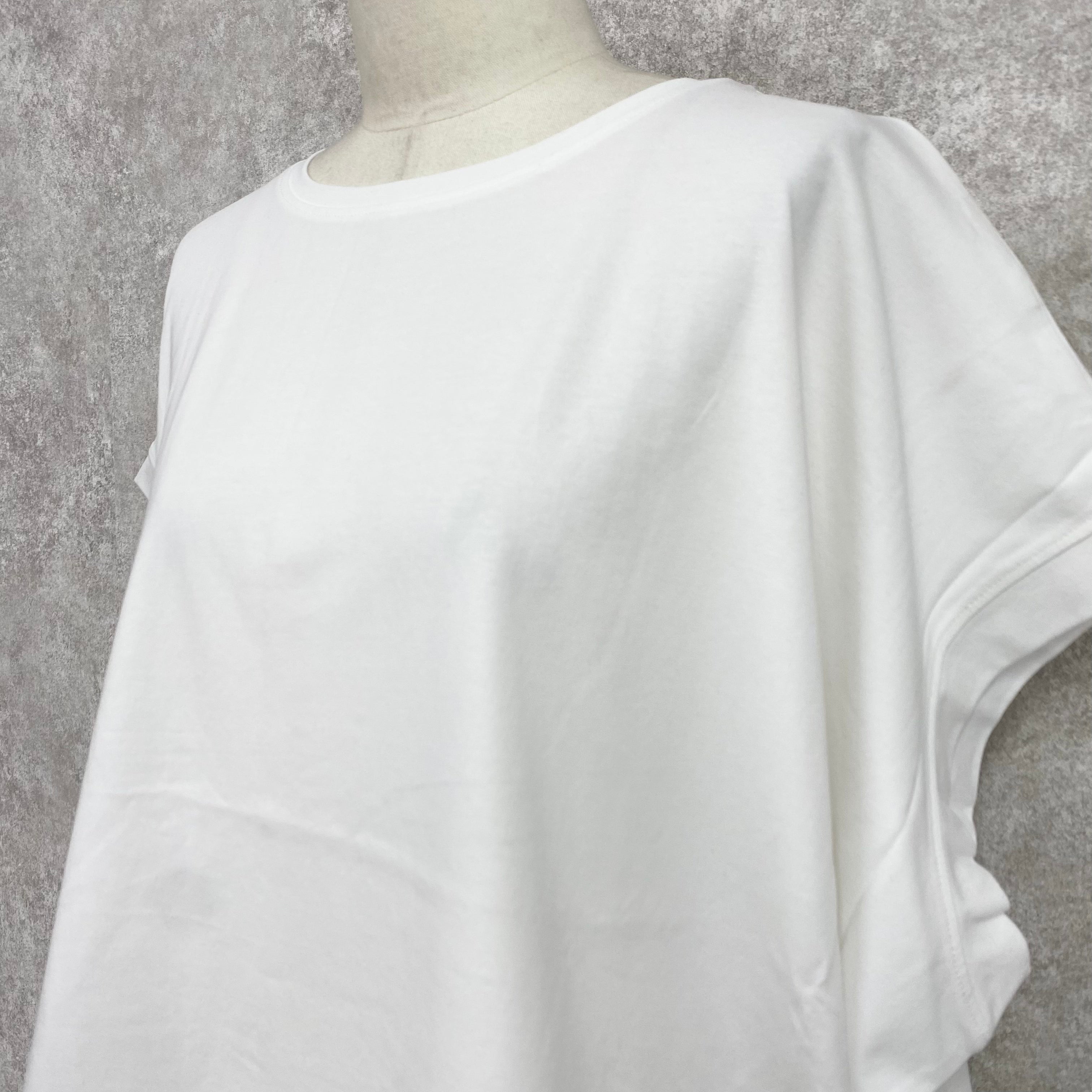 【ASYMM】NEAT TEE -white- ※8/6-12迄に順次発送予定