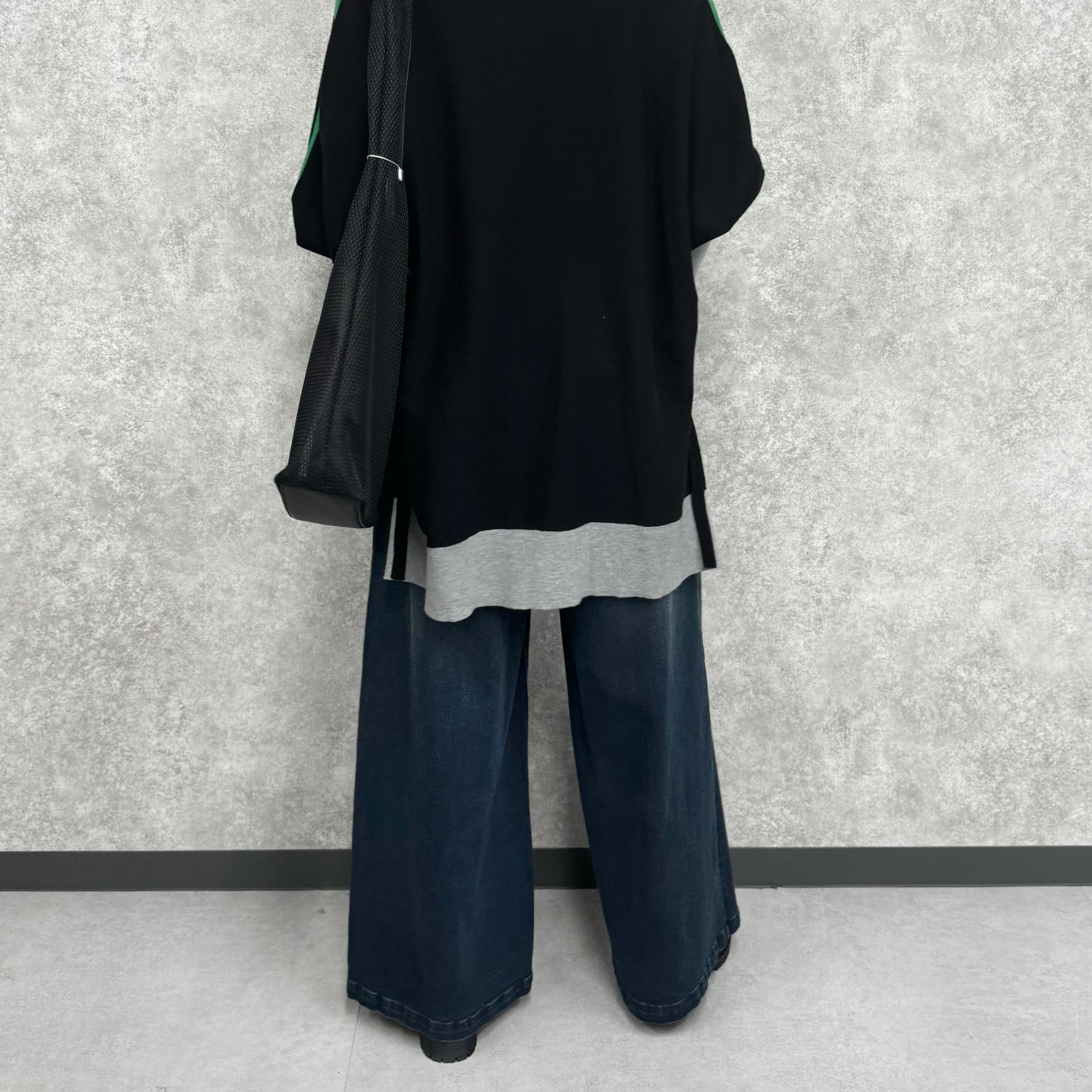【PRIORITY】デニムパンツ インディゴ 裏起毛 38サイズ ※9月下旬より順次発送