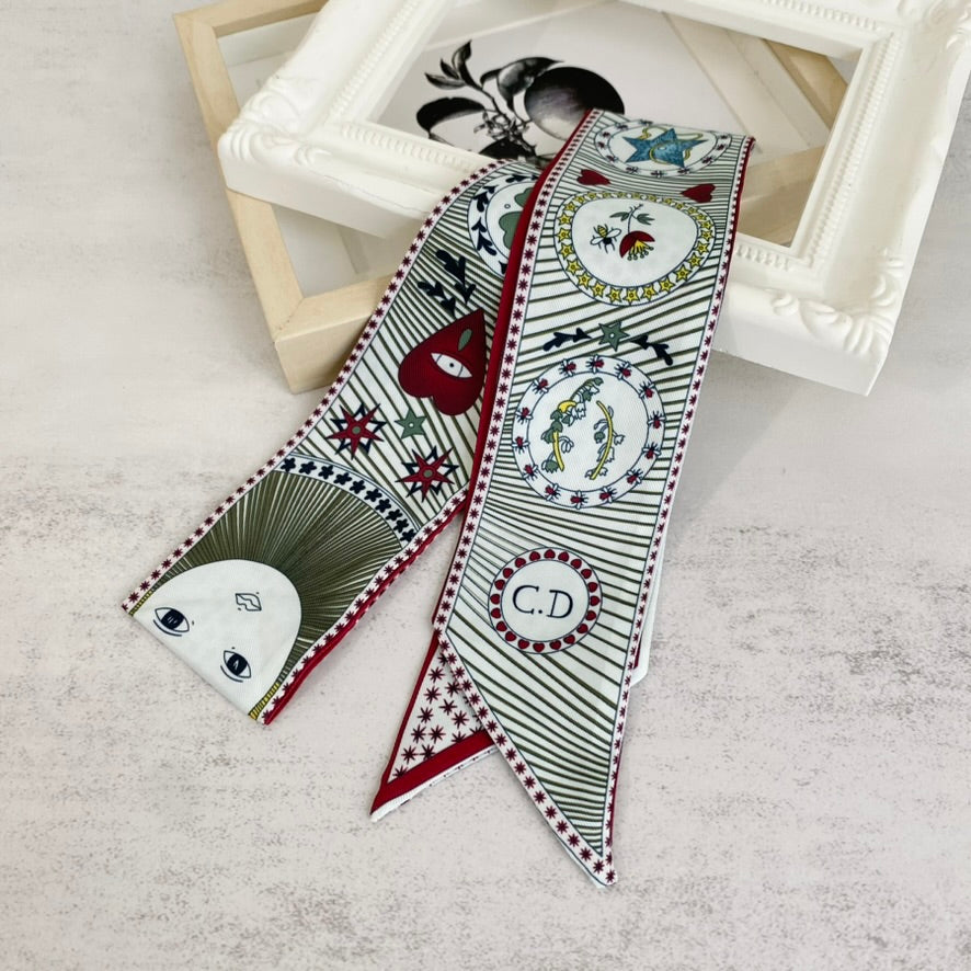 【本日アパレルをご購入いただいた方限定】【Ng0123】レトロシルクスカーフE ※6/25~7/1より順次発送予定