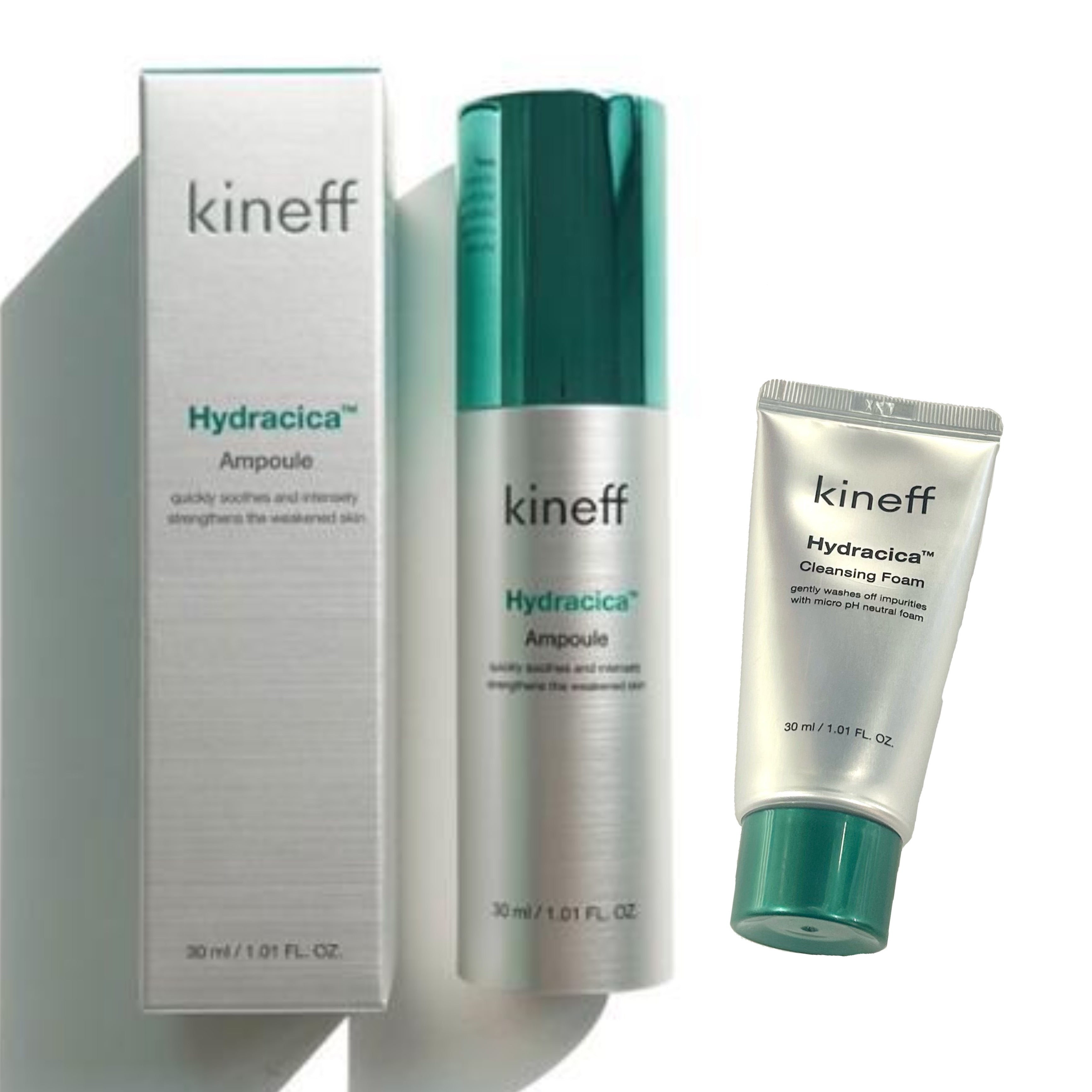 【kineff】ハイドラシカアンプル30ml ( 洗顔30ml 付き) ★鎮静特化 ※7/8-15頃より配送予定