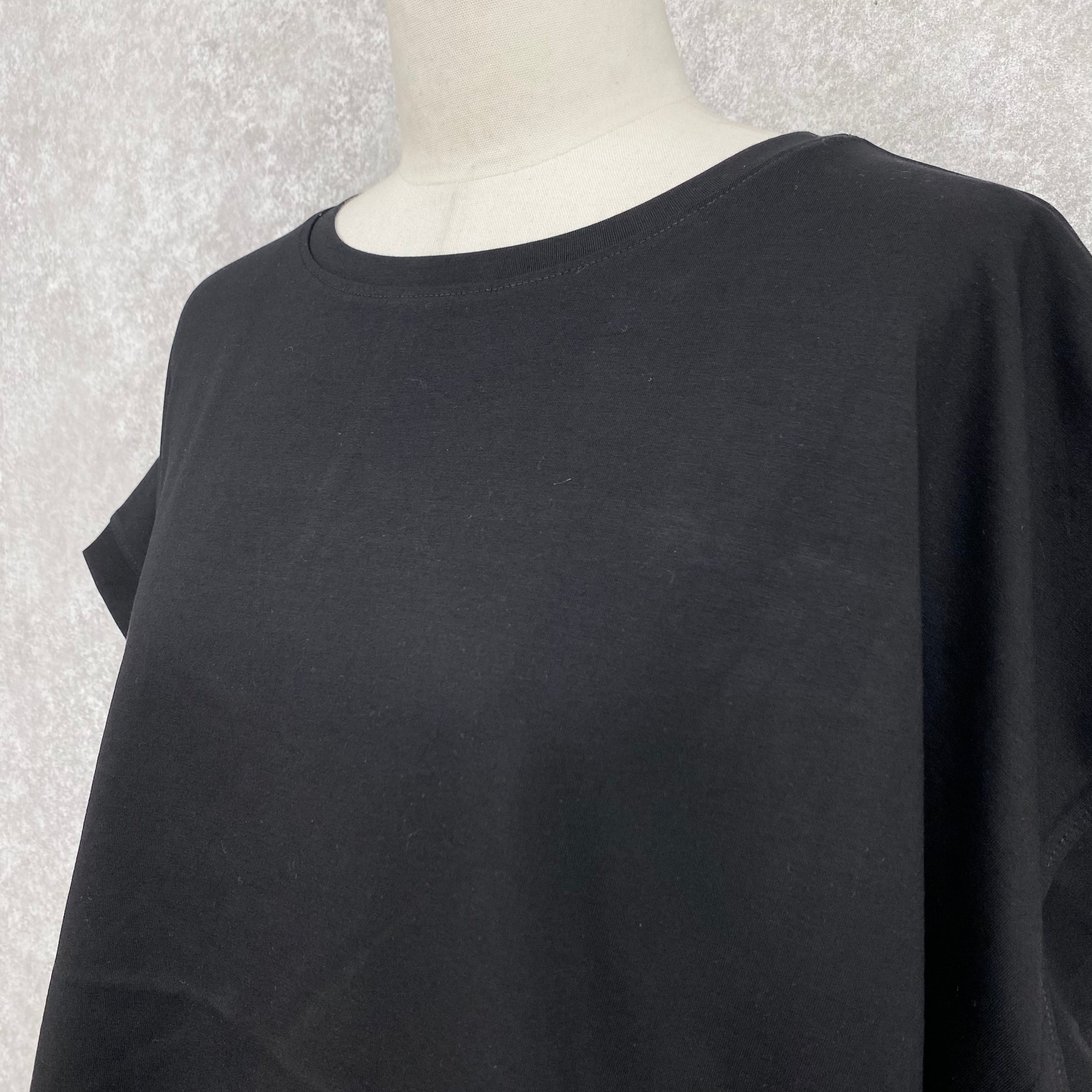 【ASYMM】NEAT TEE -black- ※8/6-12迄に順次発送予定