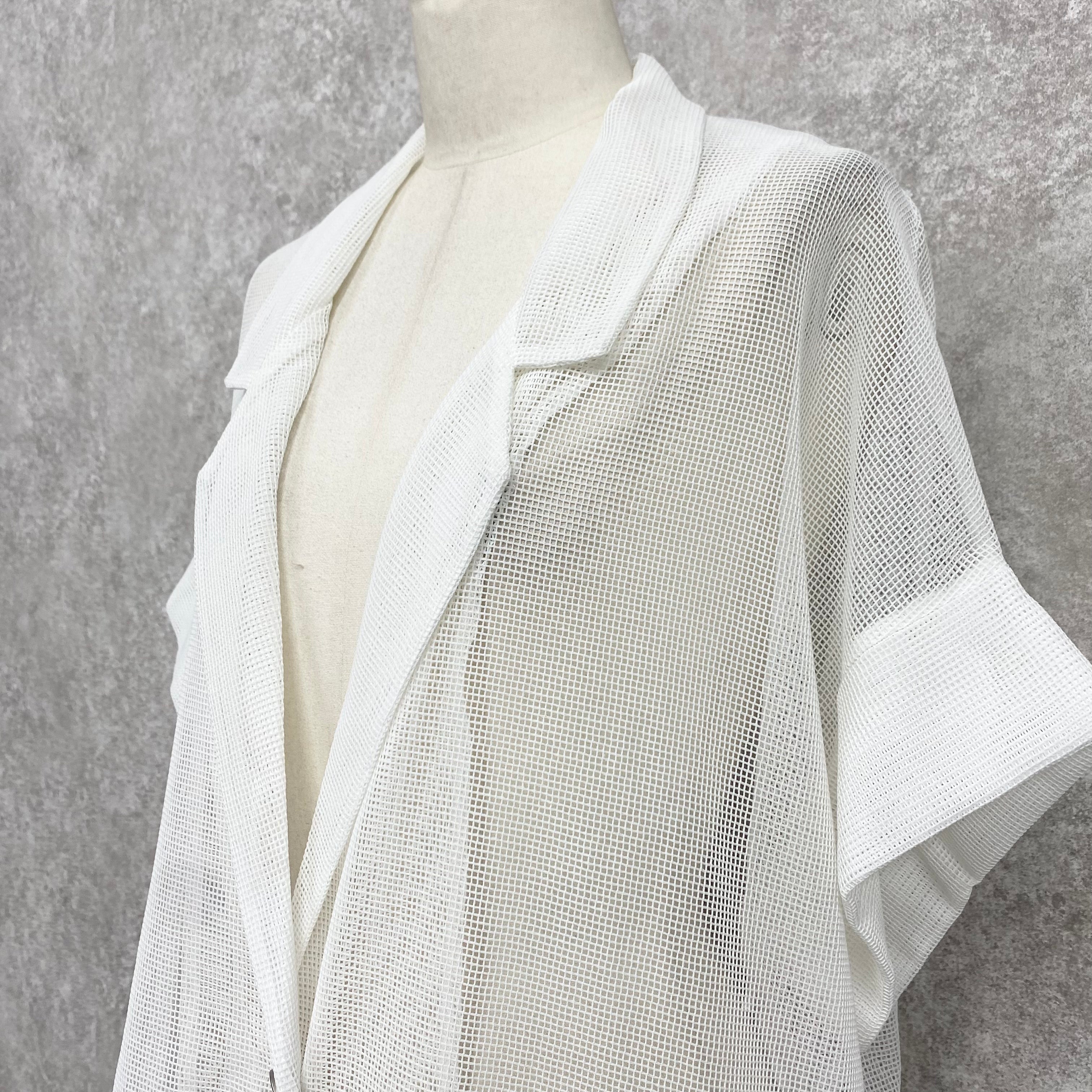 【ASYMM】AIR Mesh Jacket -white- ※7/16-22より順次発送予定