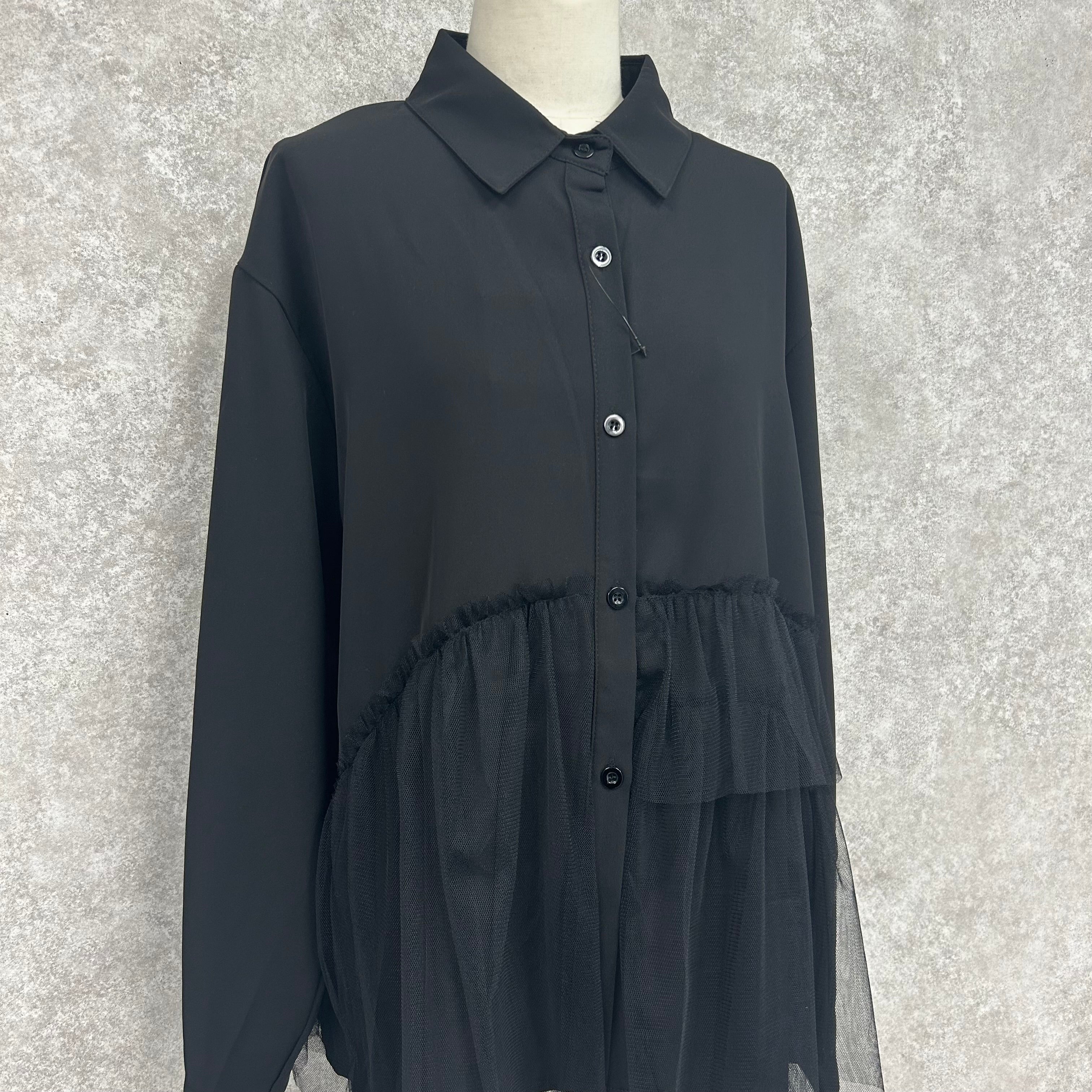 シアードッキングシャツ -ブラック-※3/19-25迄に順次発送予定